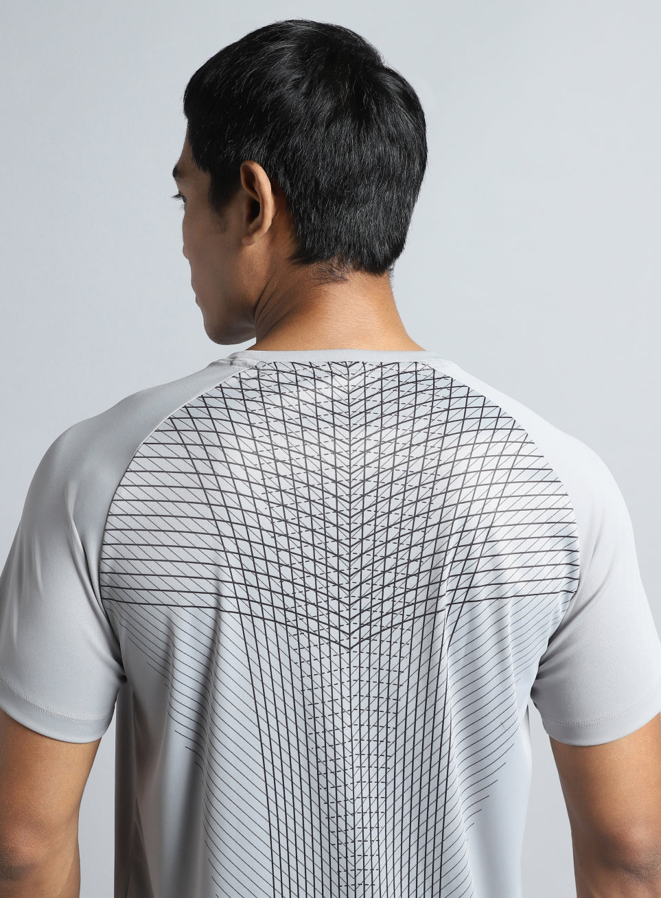 Men's Grey Energy Map Printed T-shirt