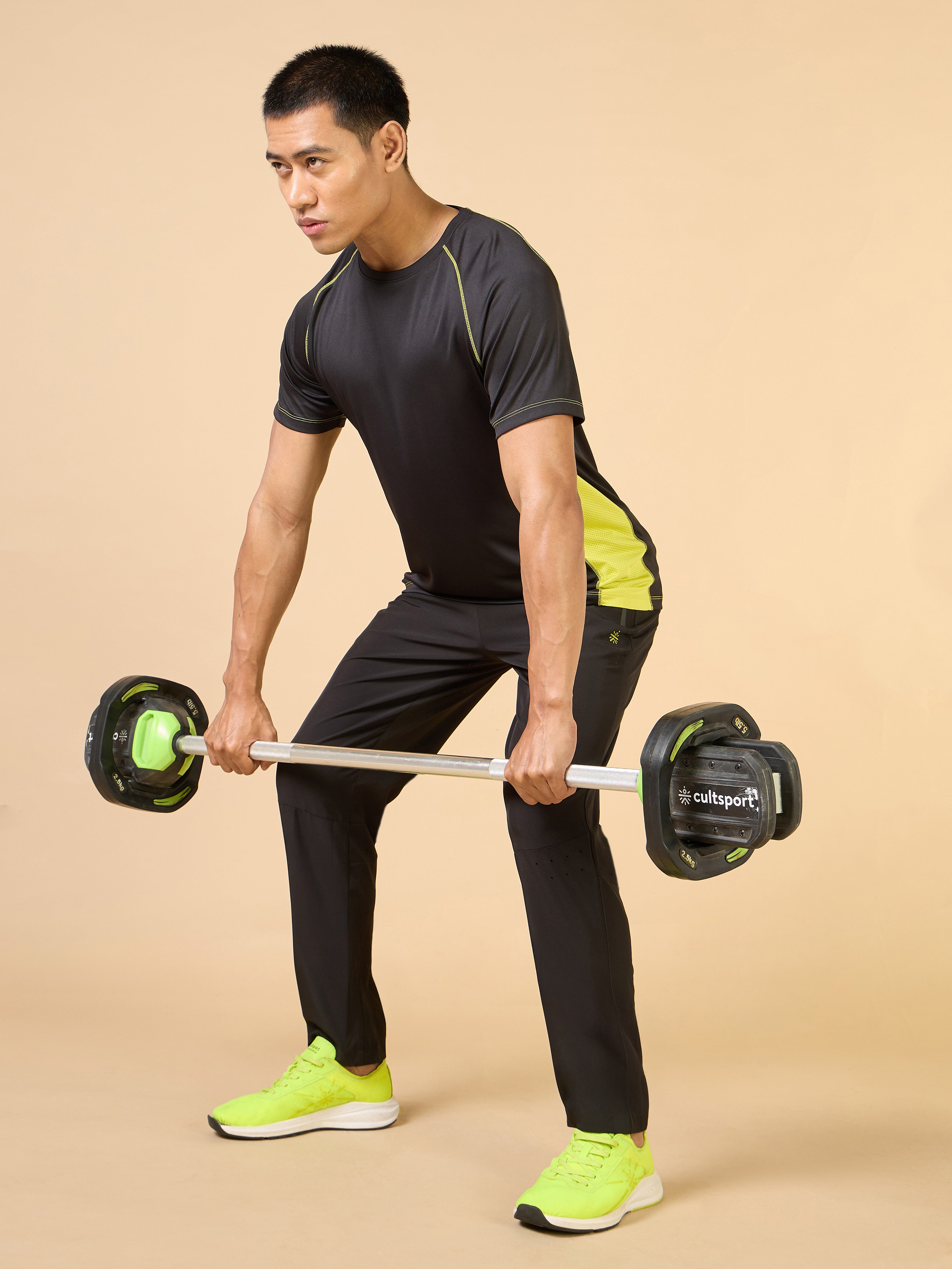 Men's Black Train All Sculpted T-shirt