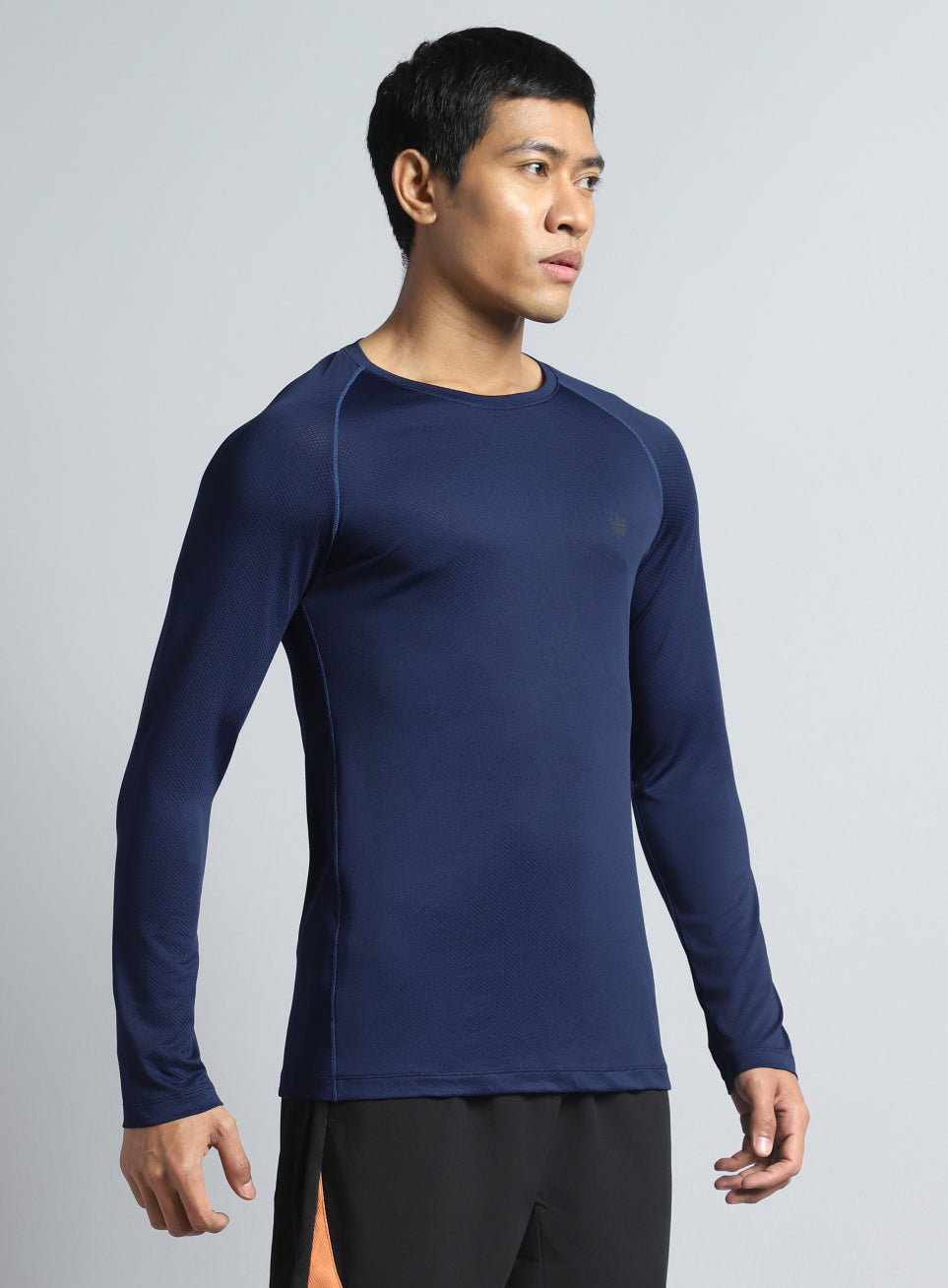 Men's Navy Performance Pro Base Layer Slim Fit T-shirt
