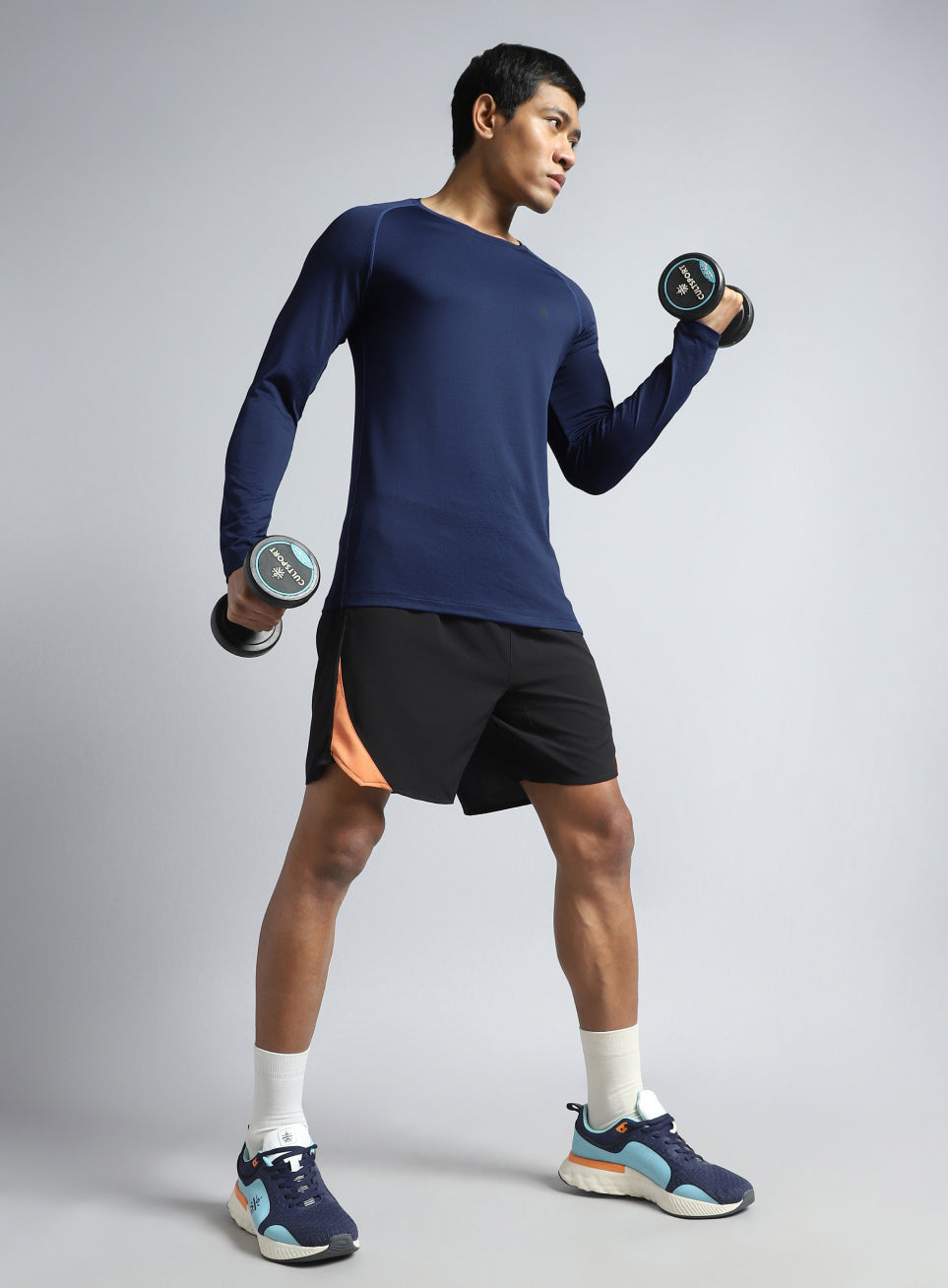 Men's Navy Performance Pro Base Layer Slim Fit T-shirt