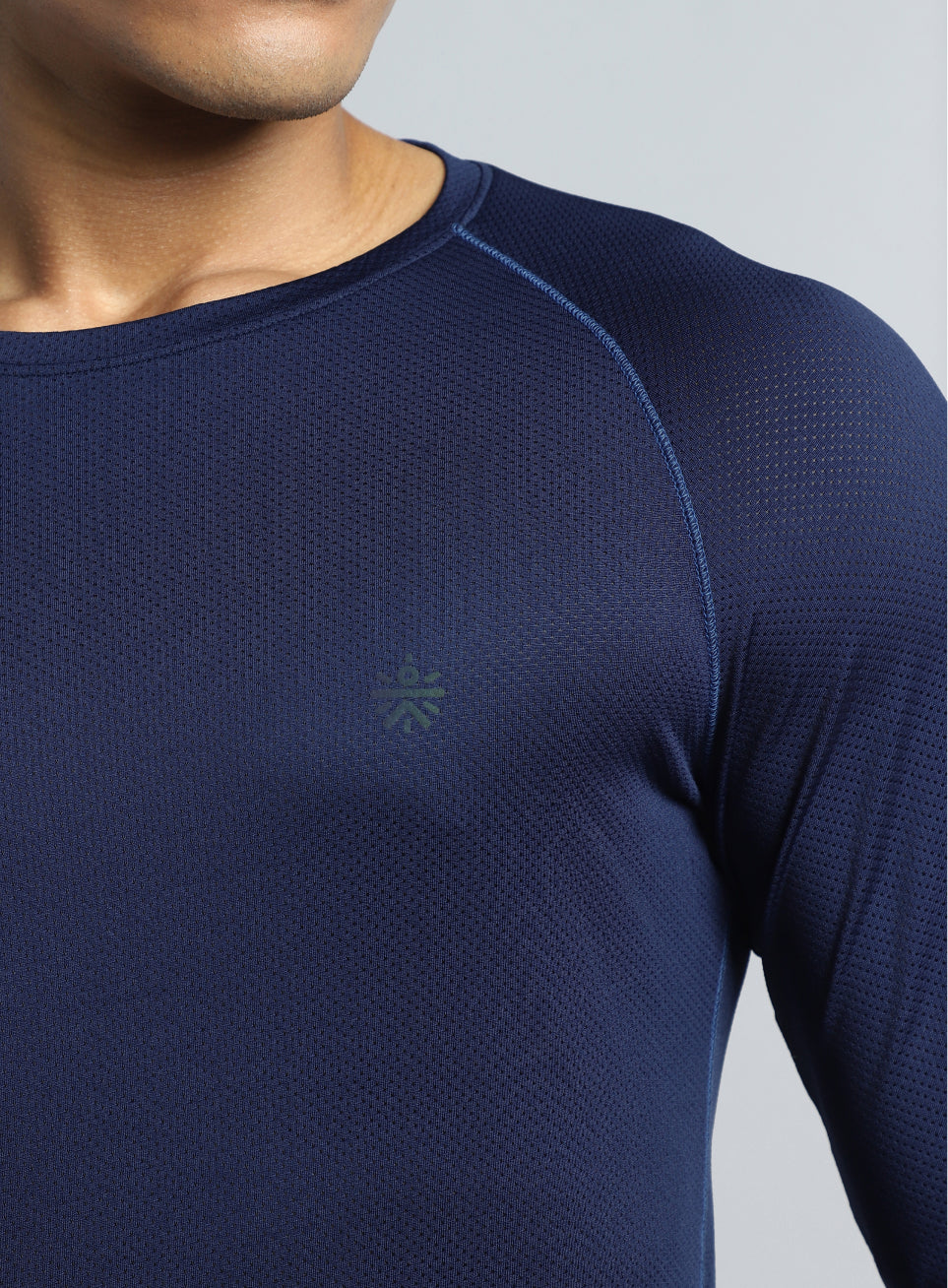 Men's Navy Performance Pro Base Layer Slim Fit T-shirt