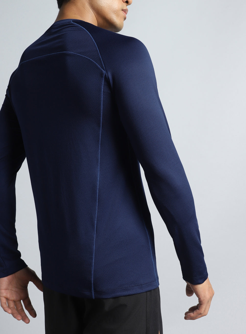 Men's Navy Performance Pro Base Layer Slim Fit T-shirt