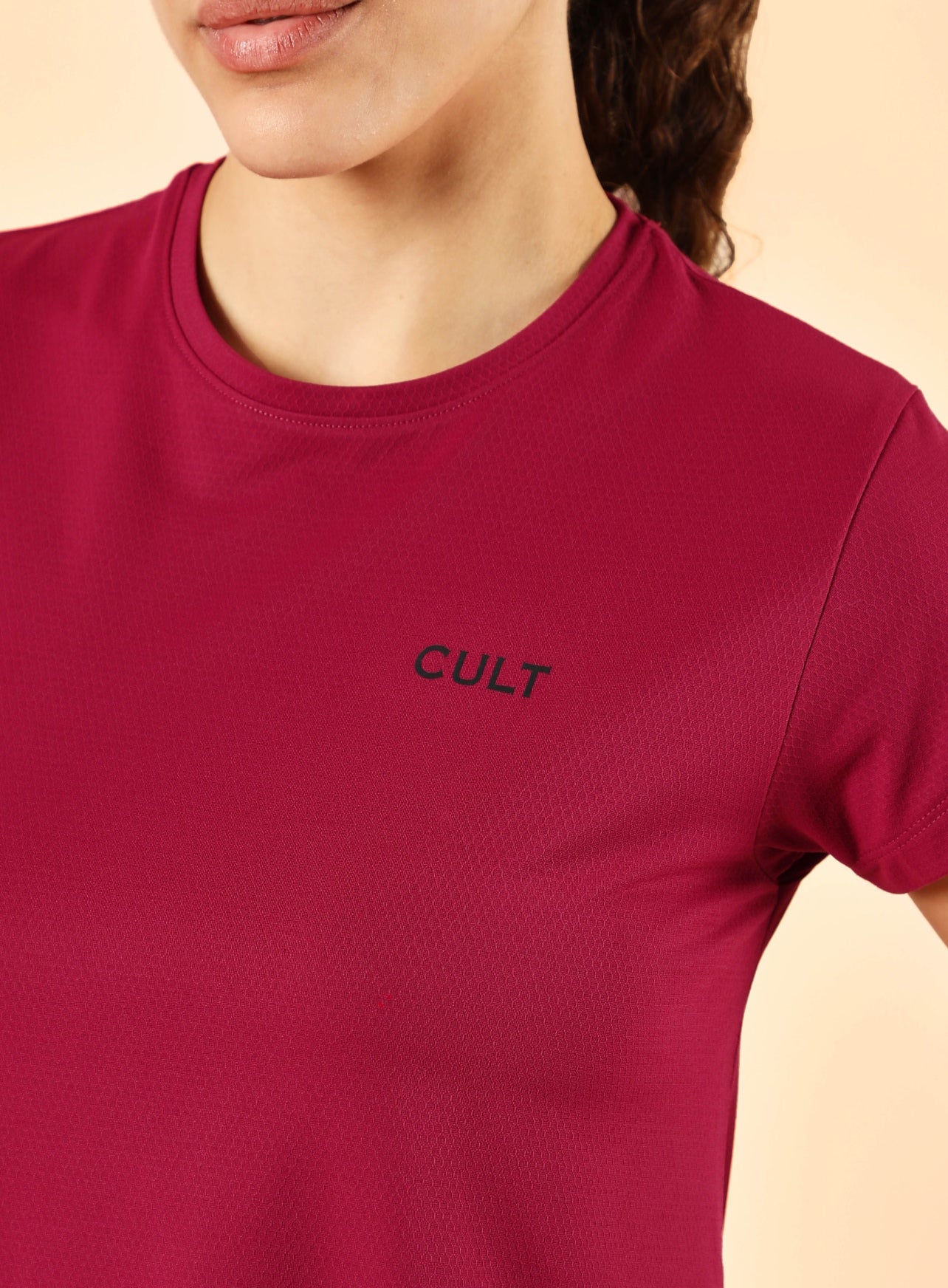 Women's Red High Energy Training Top