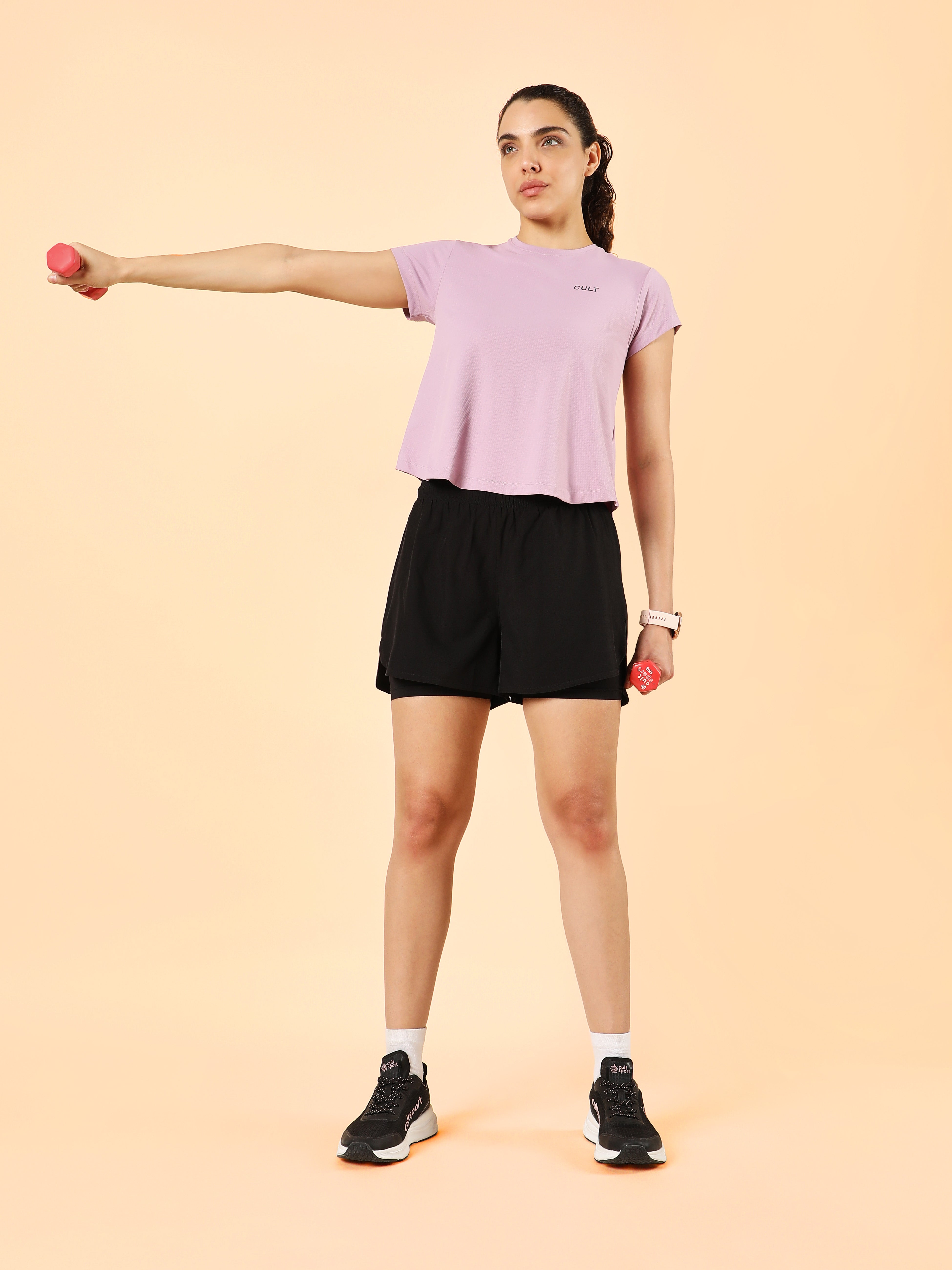 Women's Purple High Energy Training Top