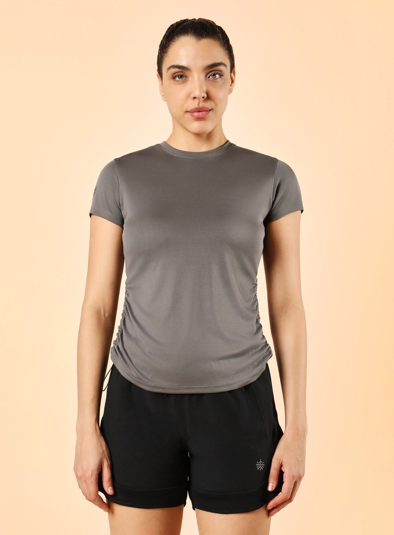 Women's Dark Grey Training Shape Shifter Top