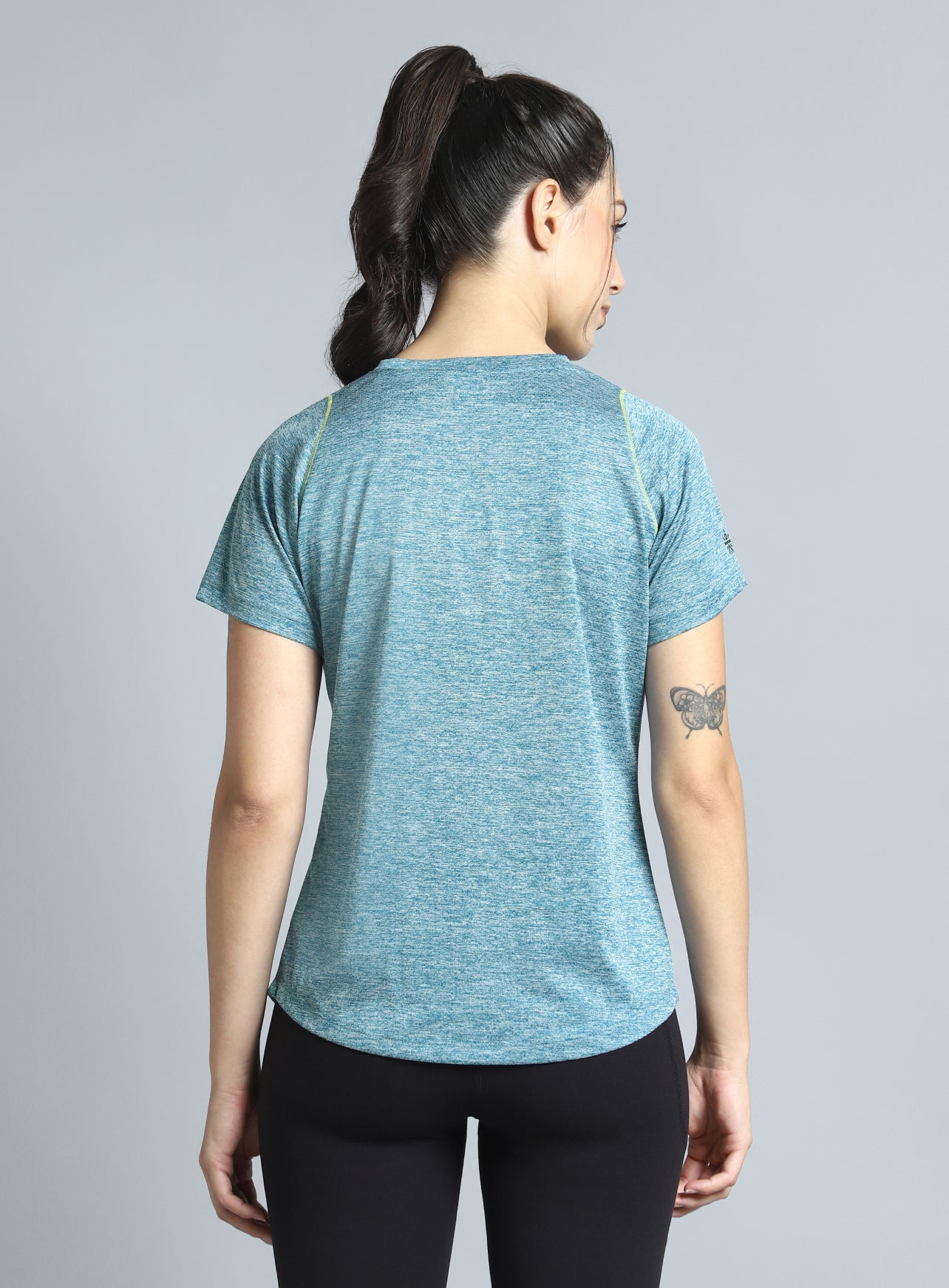 Women's Blue Training Sculpted T-shirt