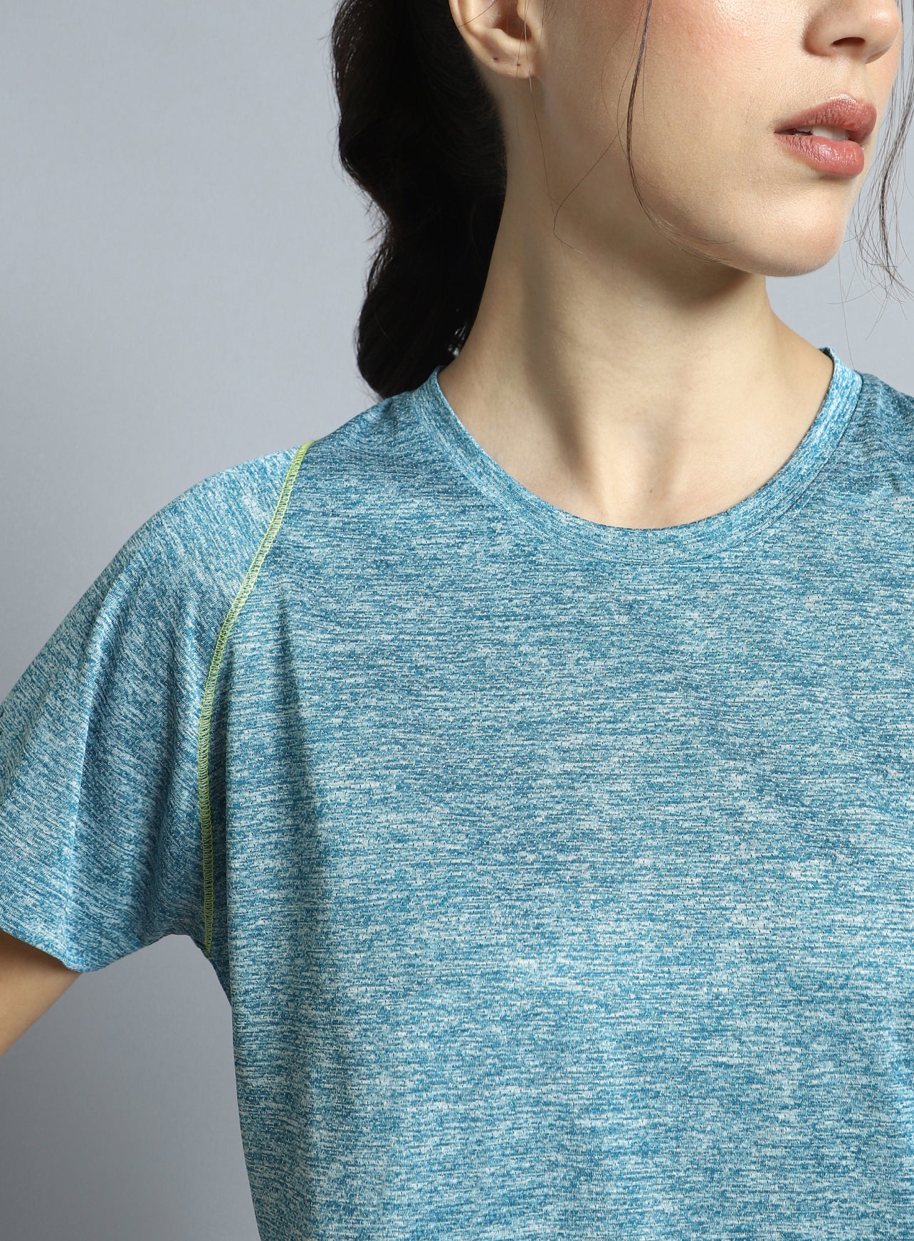 Women's Blue Training Sculpted T-shirt