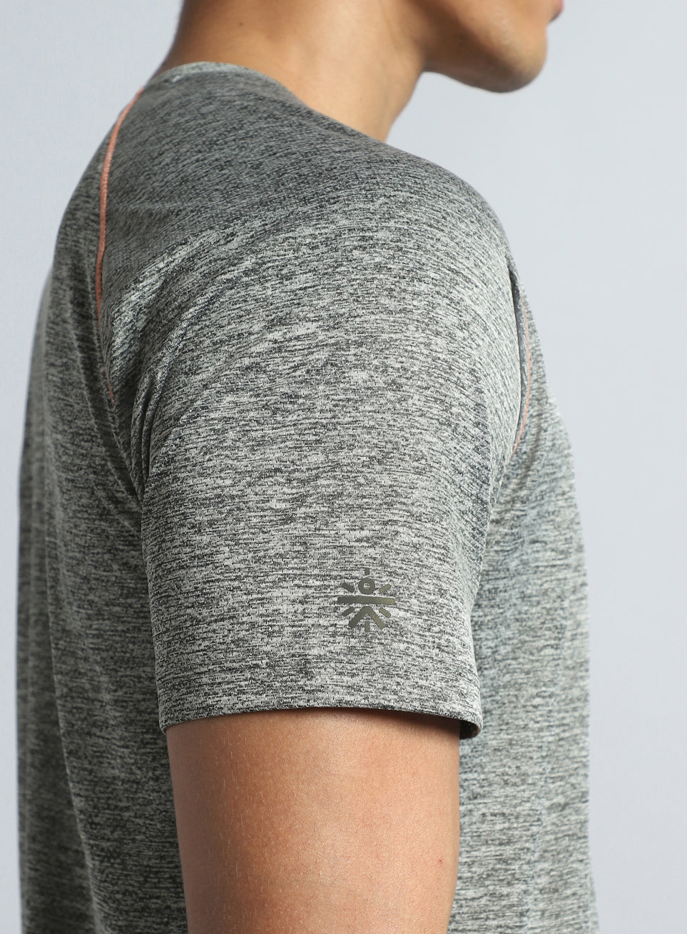 Men's Grey Training Sculpted T-shirt