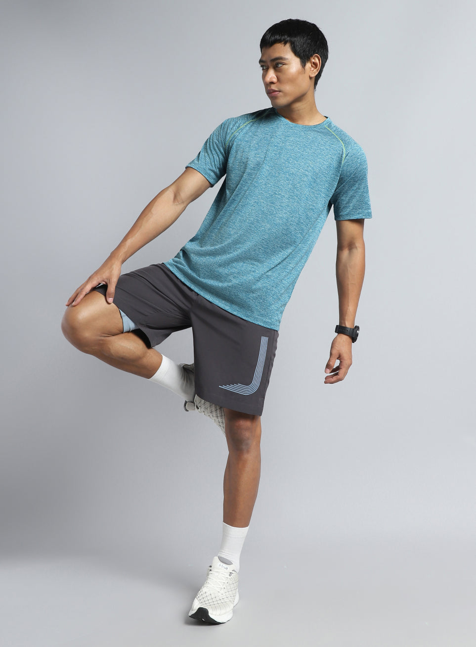 Men's Blue Training Sculpted T-shirt