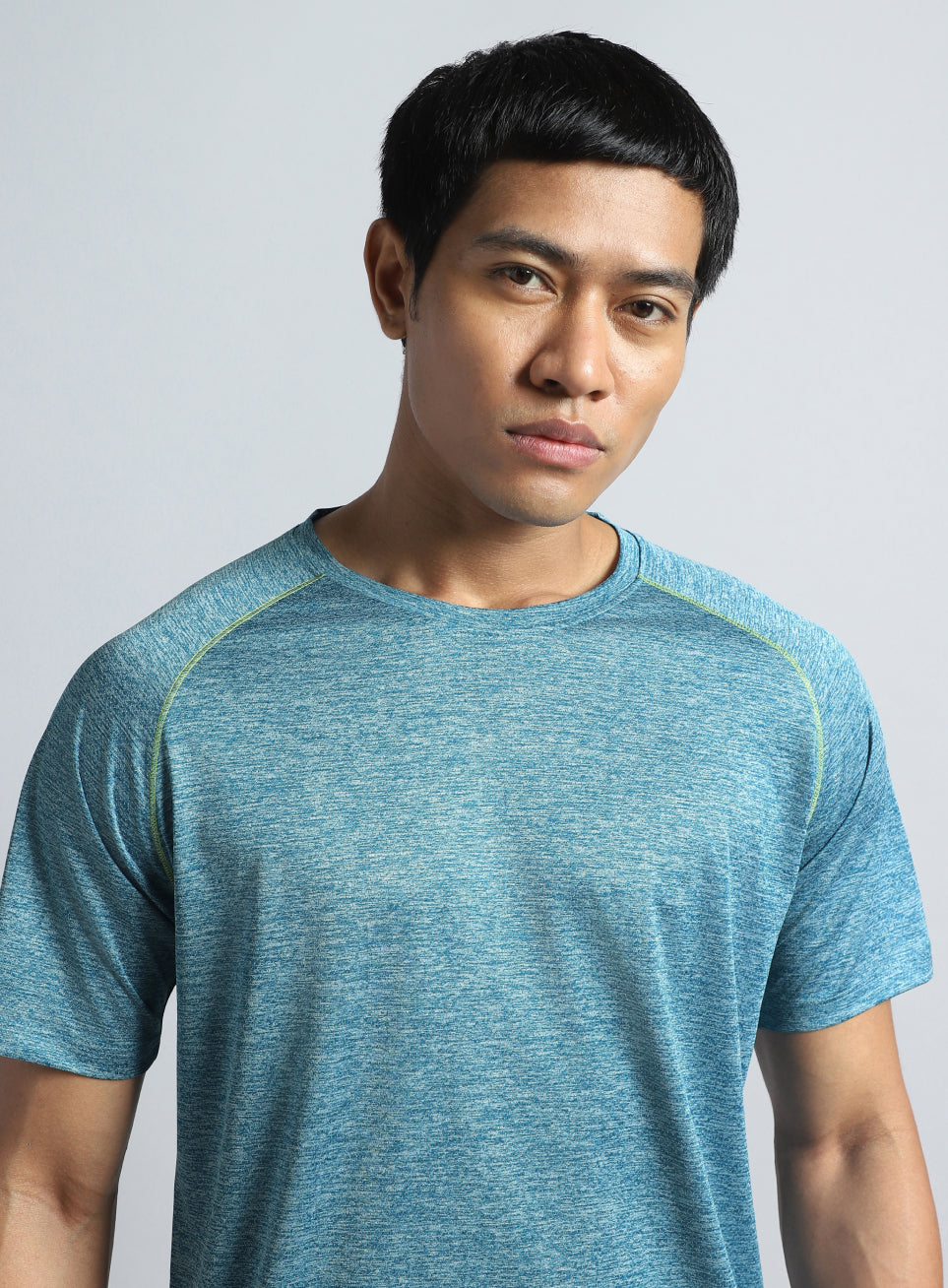 Men's Blue Training Sculpted T-shirt