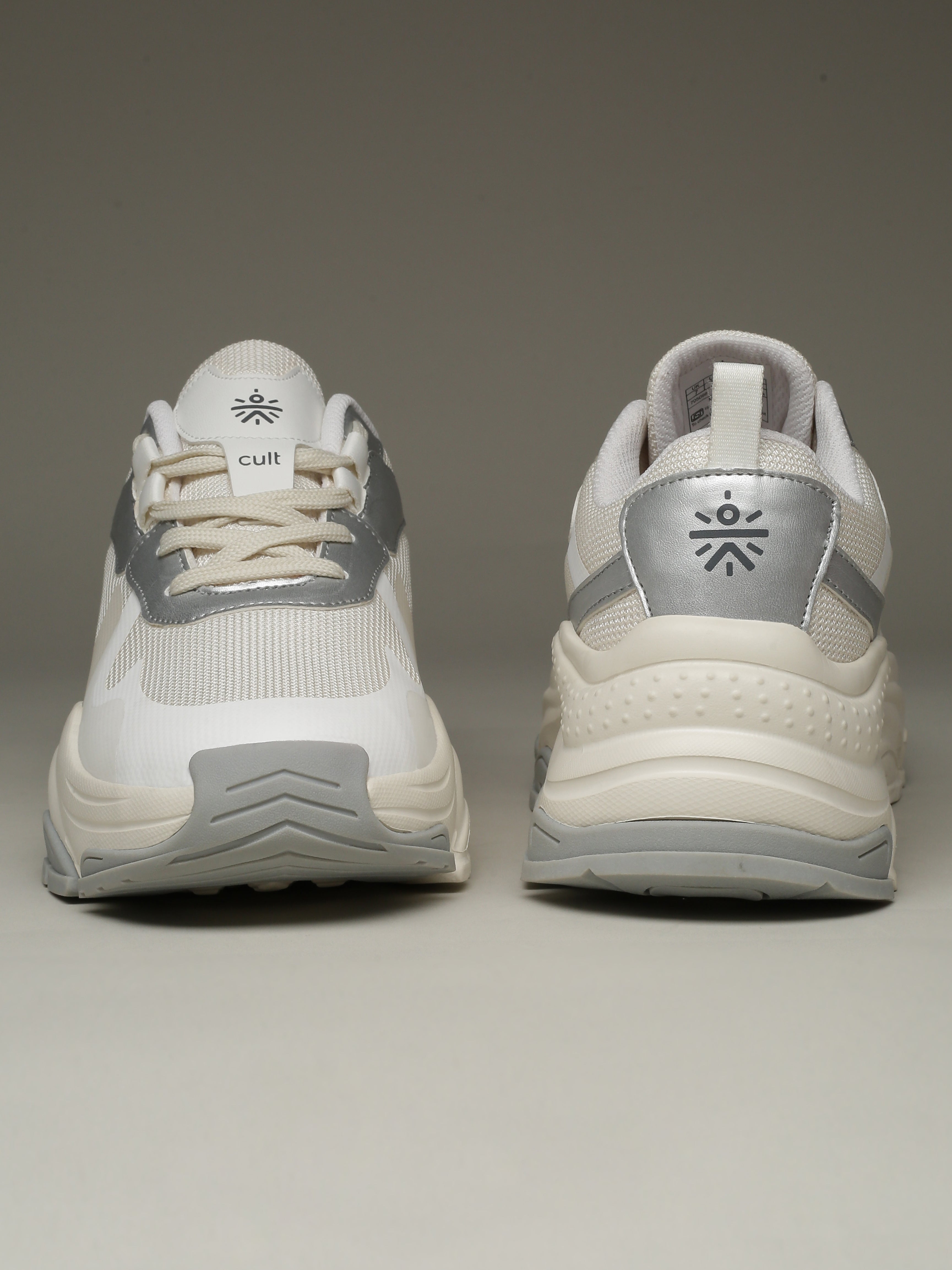 cult Women's Venus Sneakers - Off White/Silver