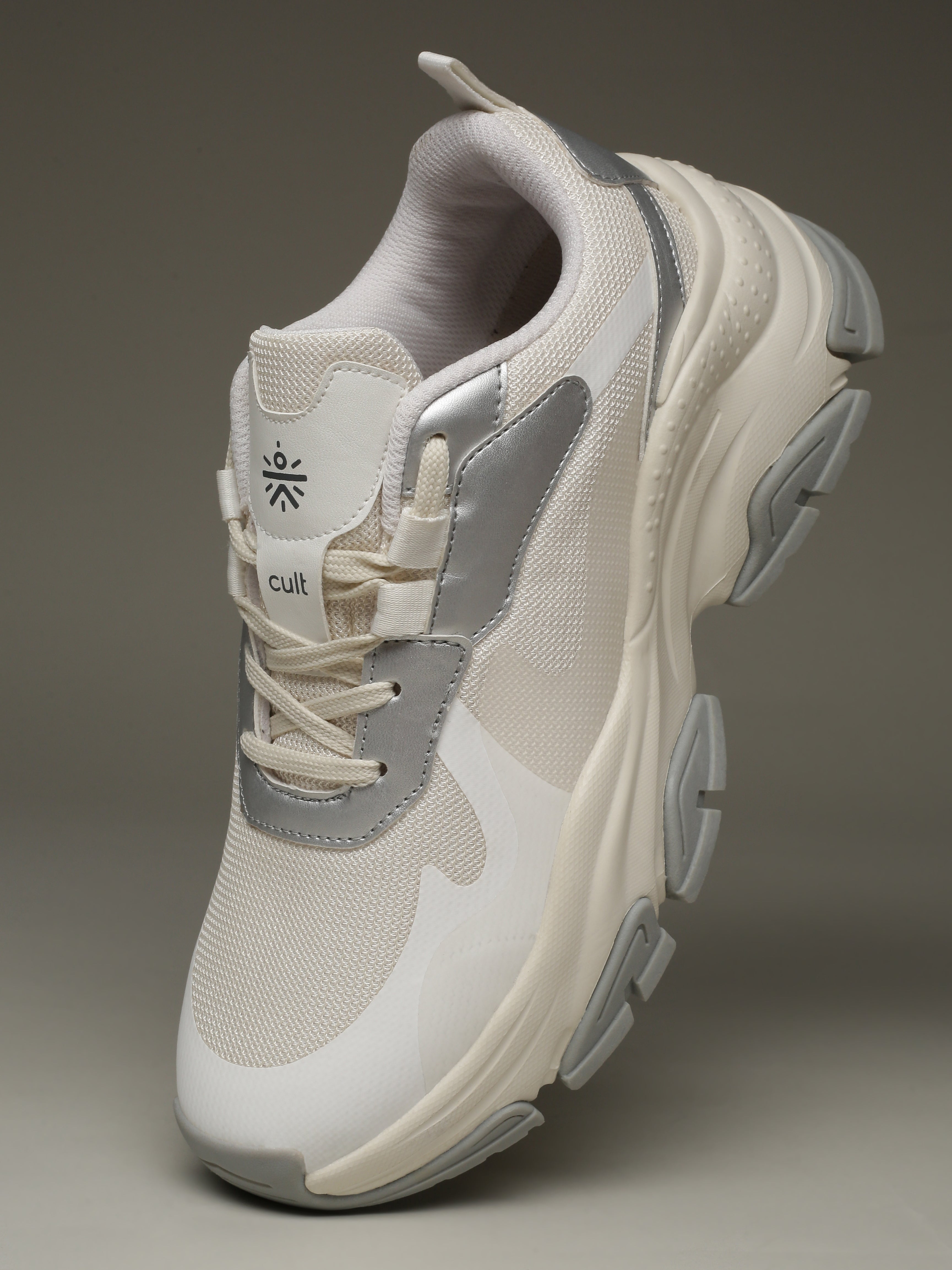 cult Women's Venus Sneakers - Off White/Silver