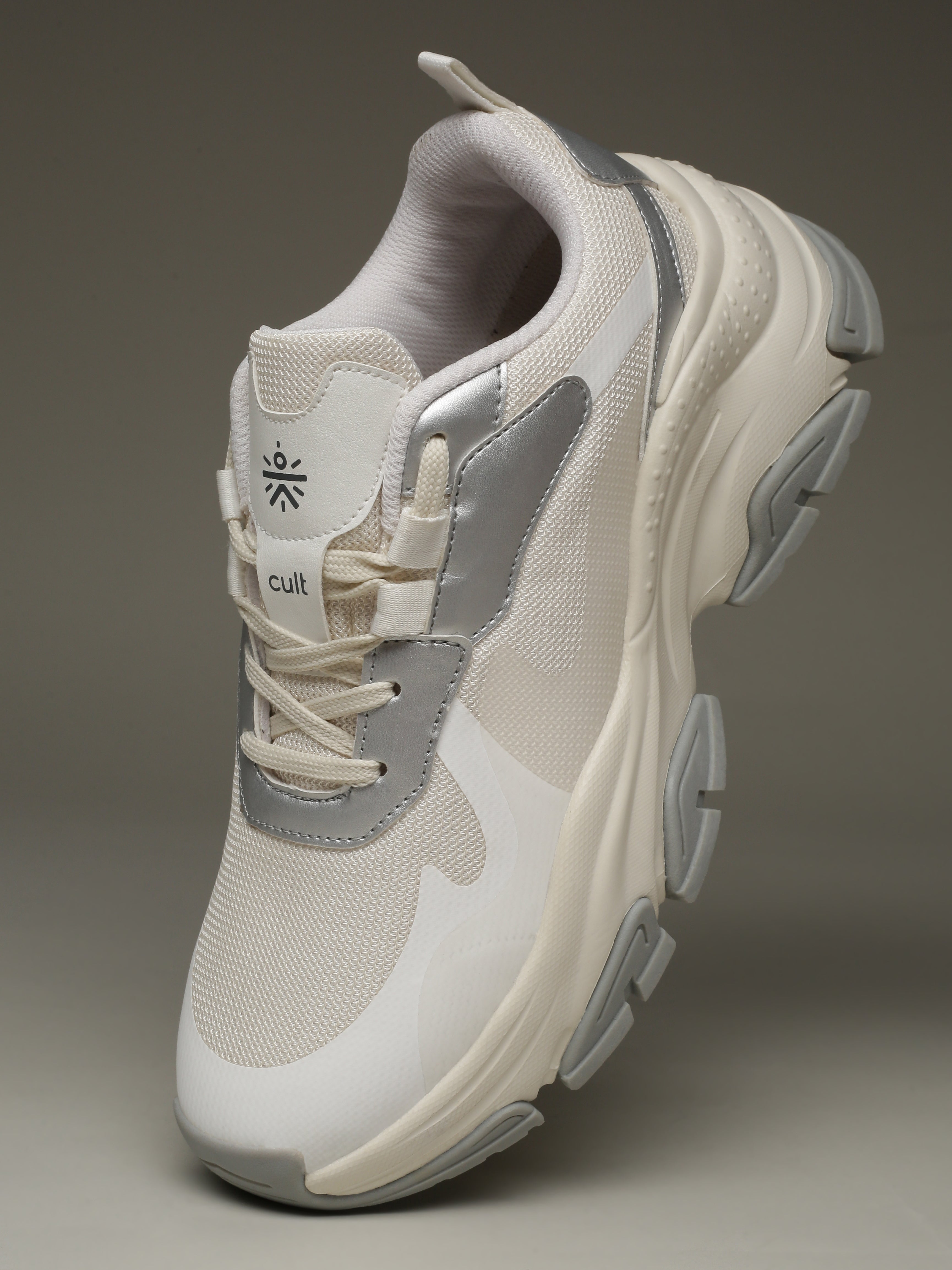 cult Women's Venus Sneakers - Off White/Silver