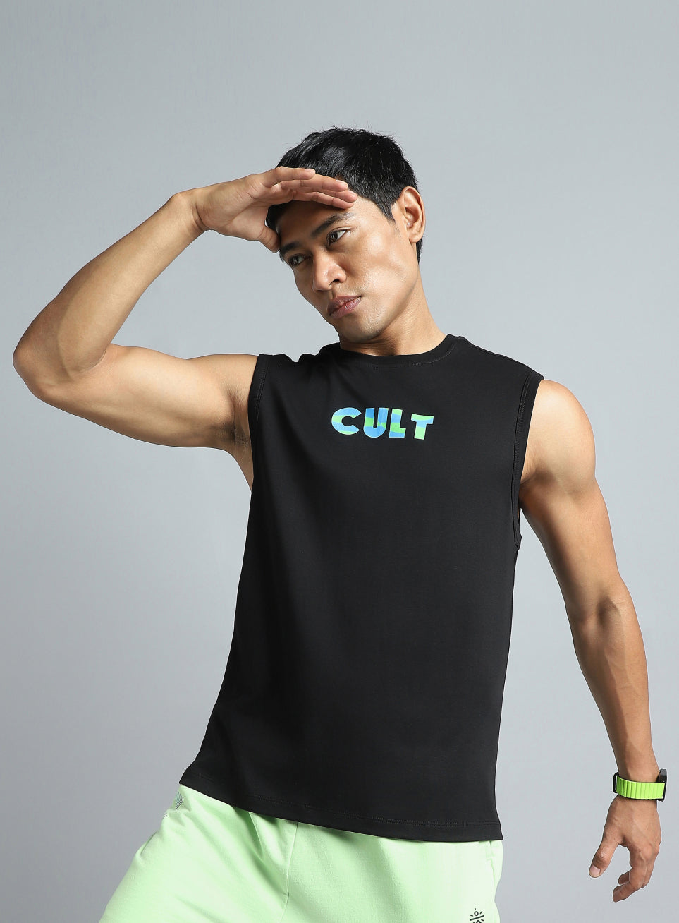 Men's Black Dance Brand Carrier Tank