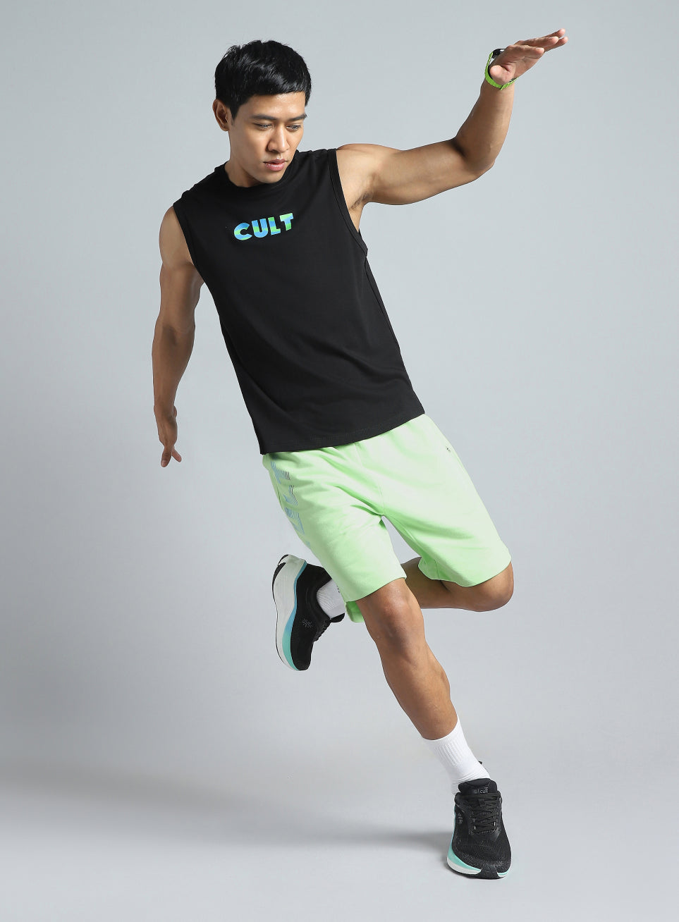 Men's Black Dance Brand Carrier Tank