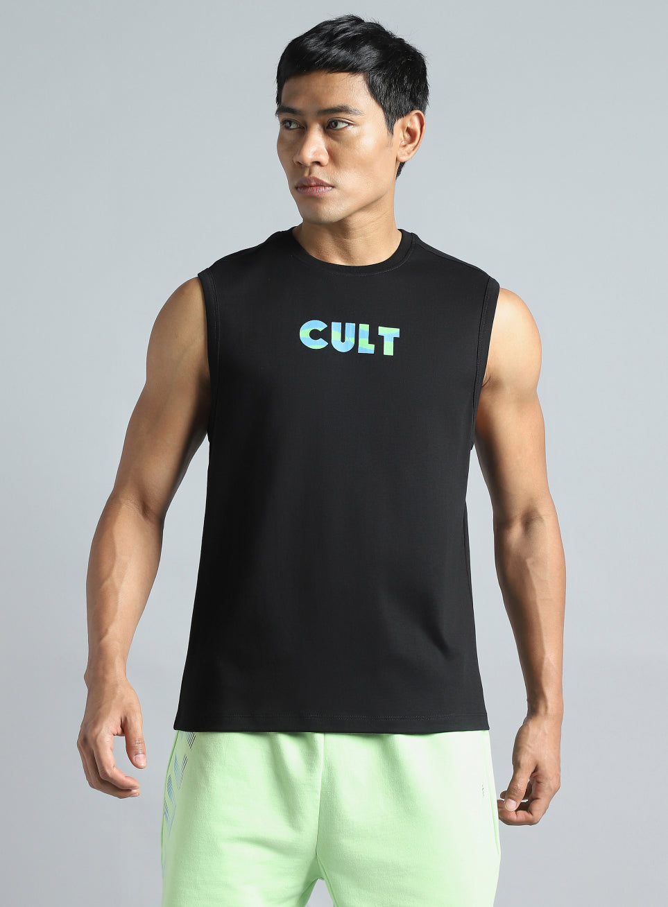 Men's Black Dance Brand Carrier Tank