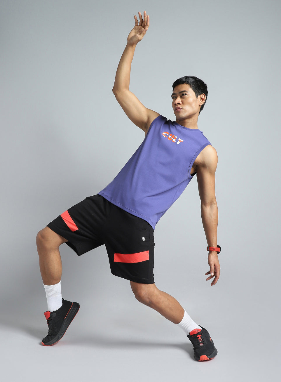 Men's Navy Dance Brand Carrier Tank