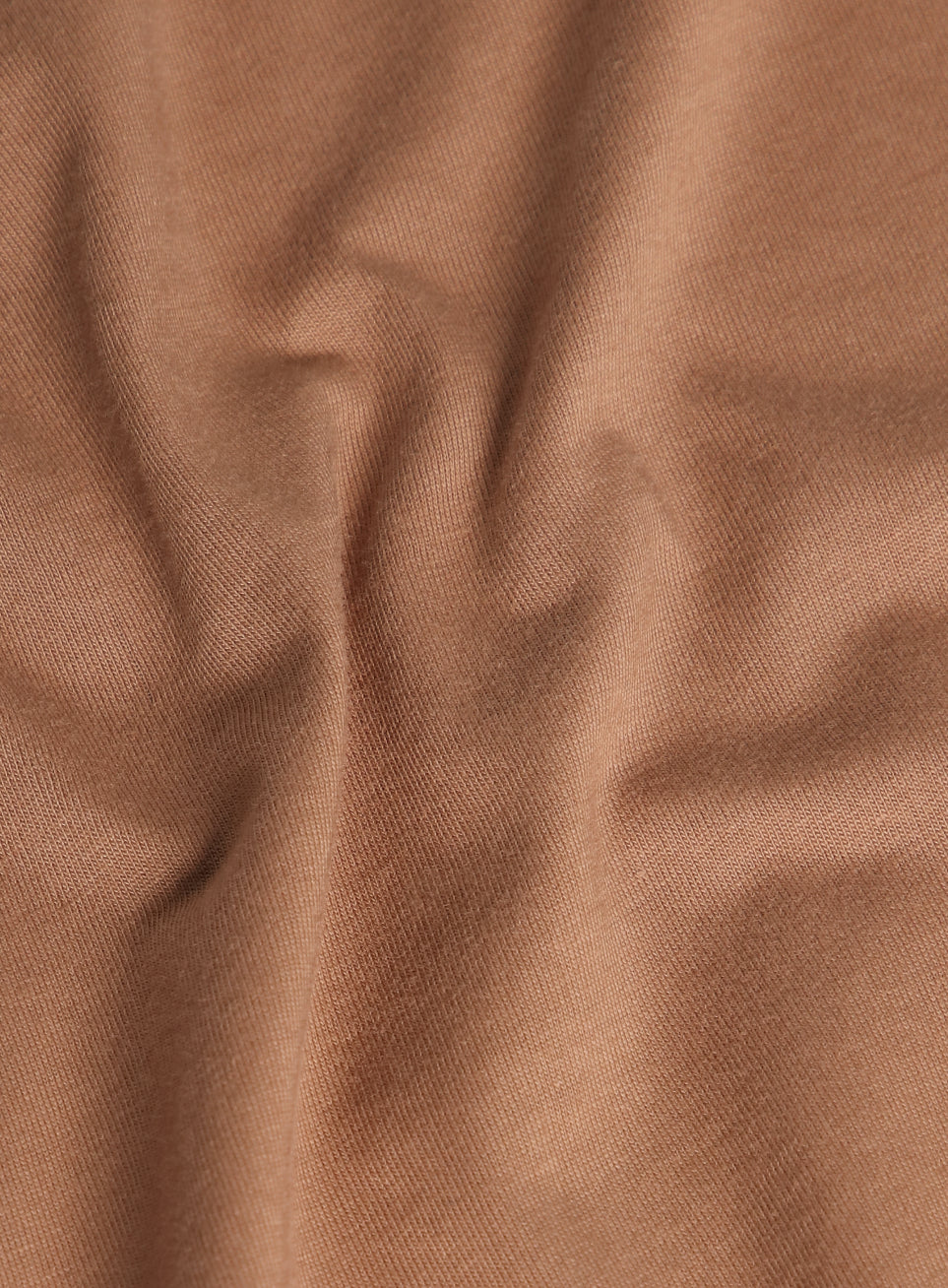 Men's Khaki Cotton Plus Size Everyday Regular Fit T-shirt