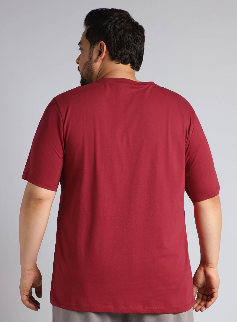 Men's Cult Essential Cotton Plus Size Pack of 2 Regular fit T-shirt