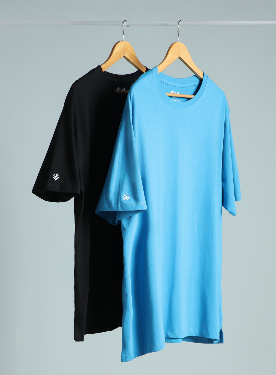 Men's Cult Essential Cotton Plus Size Pack of 2 Regular fit T-shirt