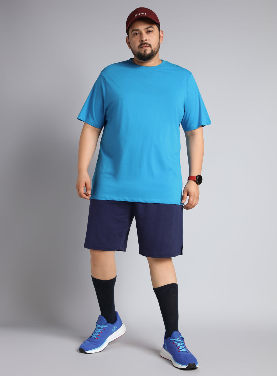 Men's Cult Essential Cotton Plus Size Pack of 2 Regular fit T-shirt