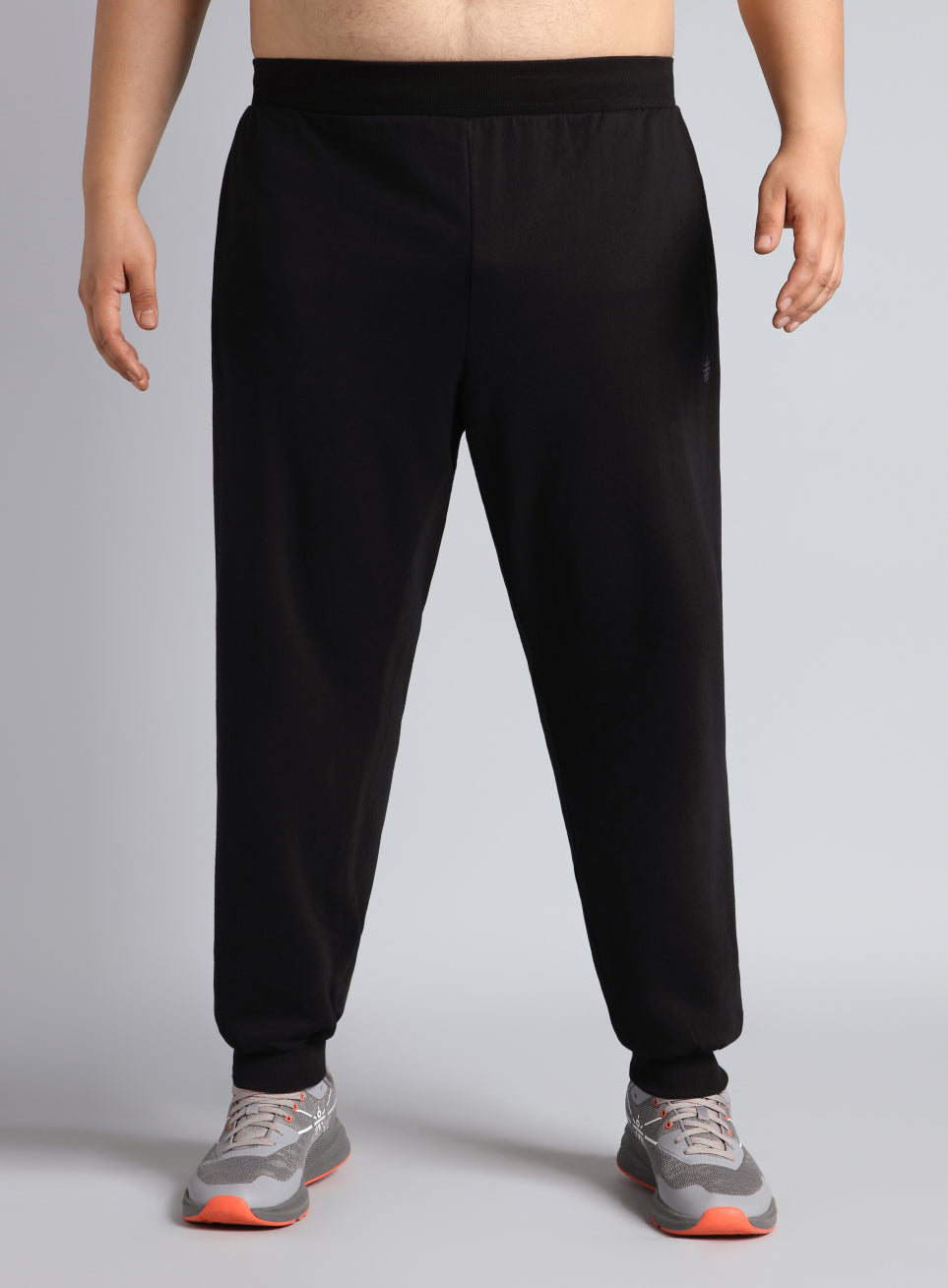 Men's Black Plus Size Training Essential Joggers