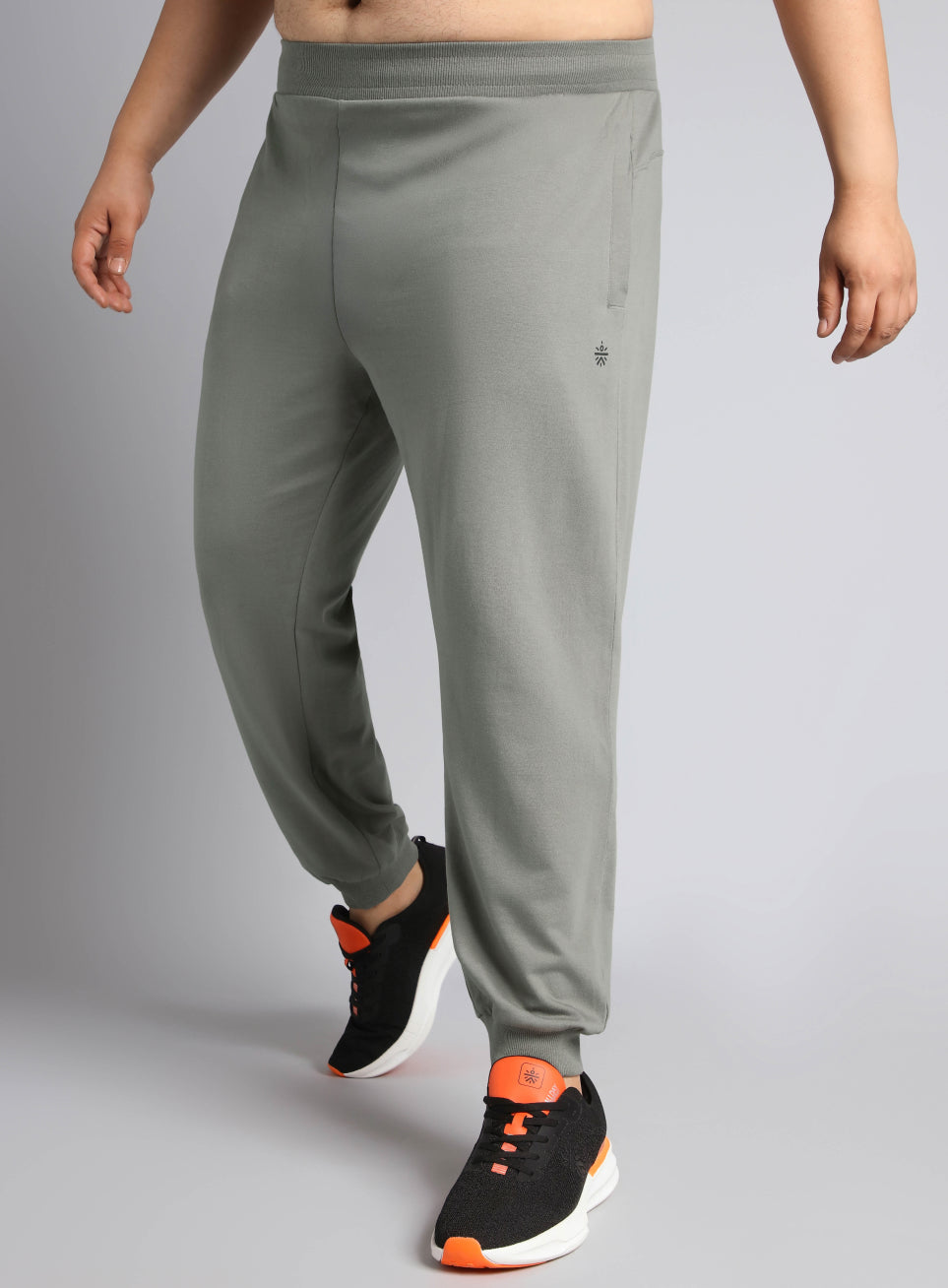 Men's Dark Grey Plus Size Training Essential Joggers