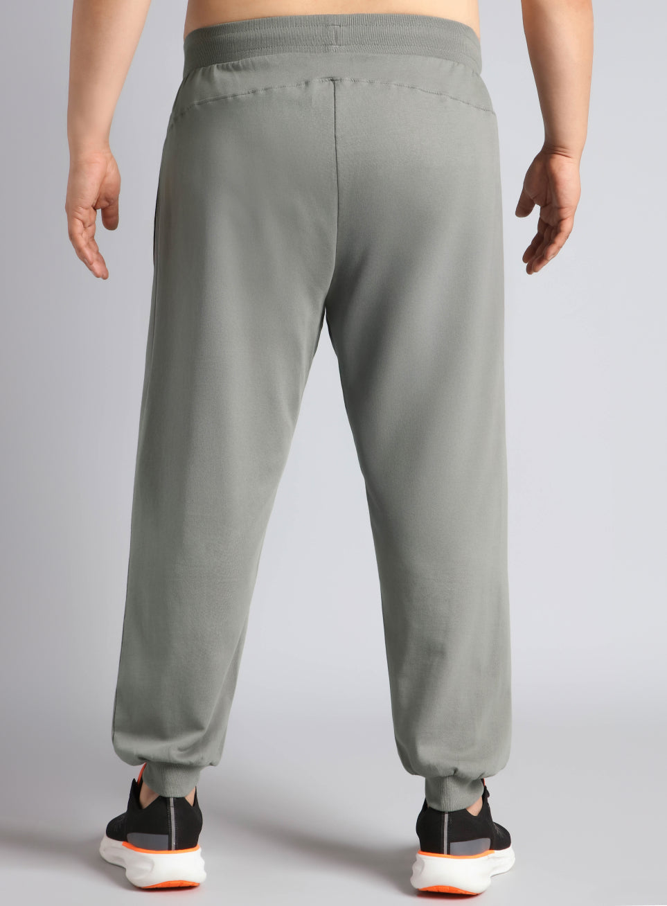 Men's Dark Grey Plus Size Training Essential Joggers