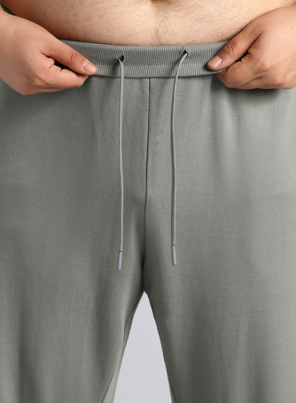 Men's Dark Grey Plus Size Training Essential Joggers