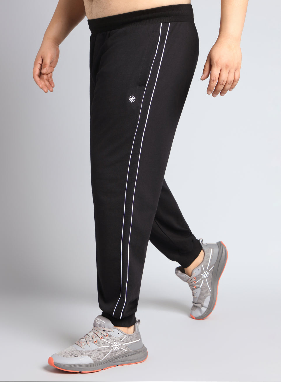 Men's Black Level Up Plus Size Joggers