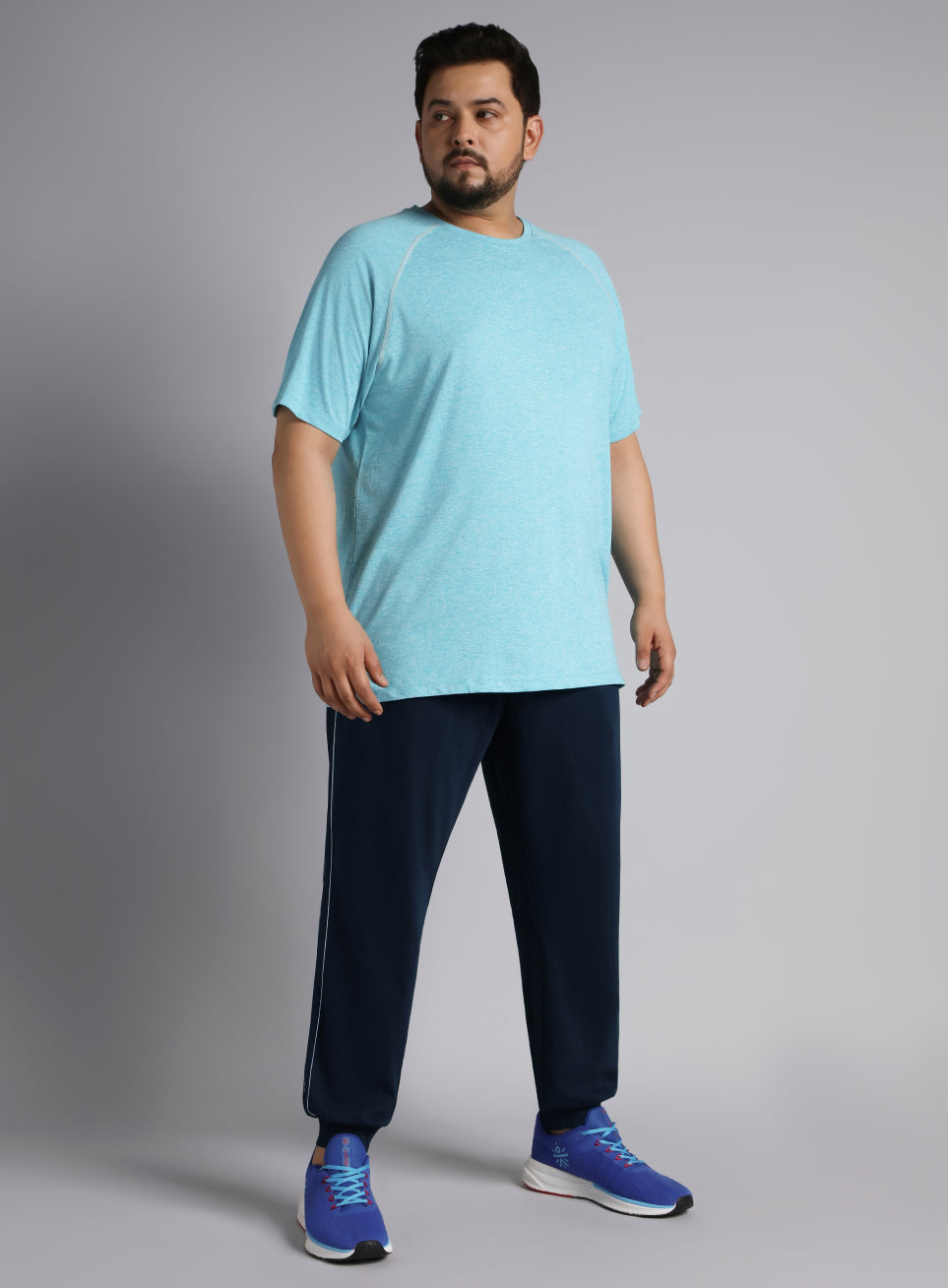 Men's Navy Level Up Plus Size Joggers