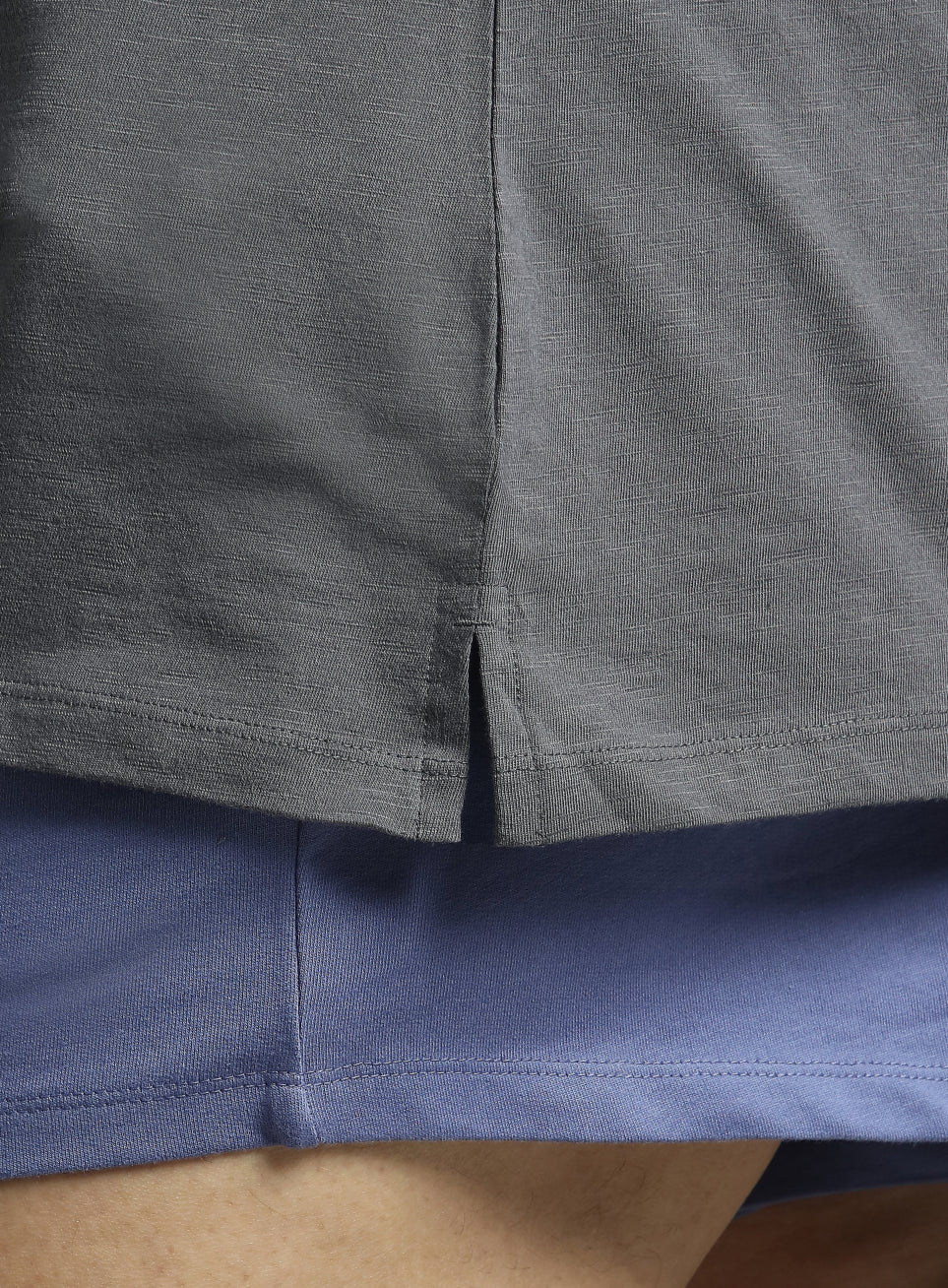 Women's Dark Grey Sports Club Plus Size Oversized Fit T-shirt