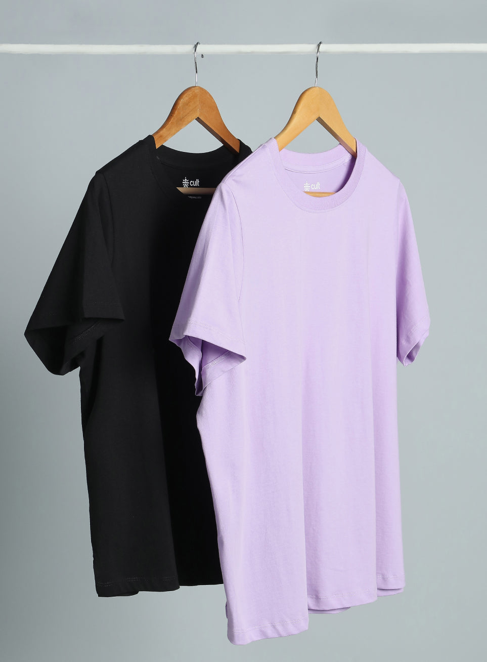 Women's Cult Essential Cotton Plus Size Pack of 2 Regular Fit T-shirts