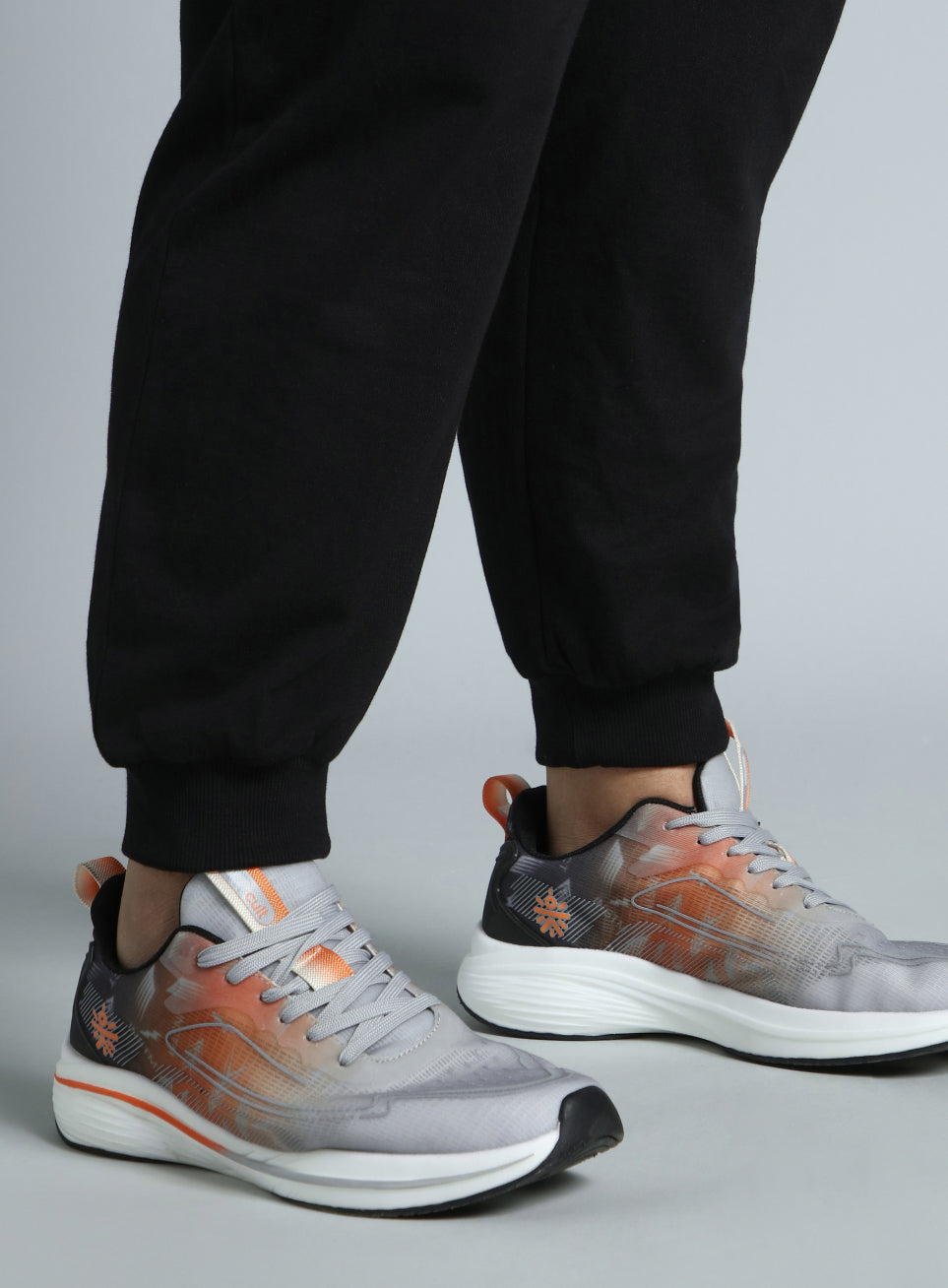 Women's Sky Black Cotton Plus Size Everyday Joggers