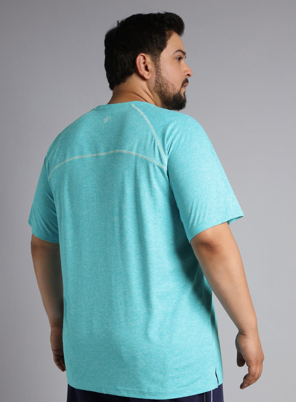 Men's Blue Flex Plus Size COMFORtech Regular fit T-shirt