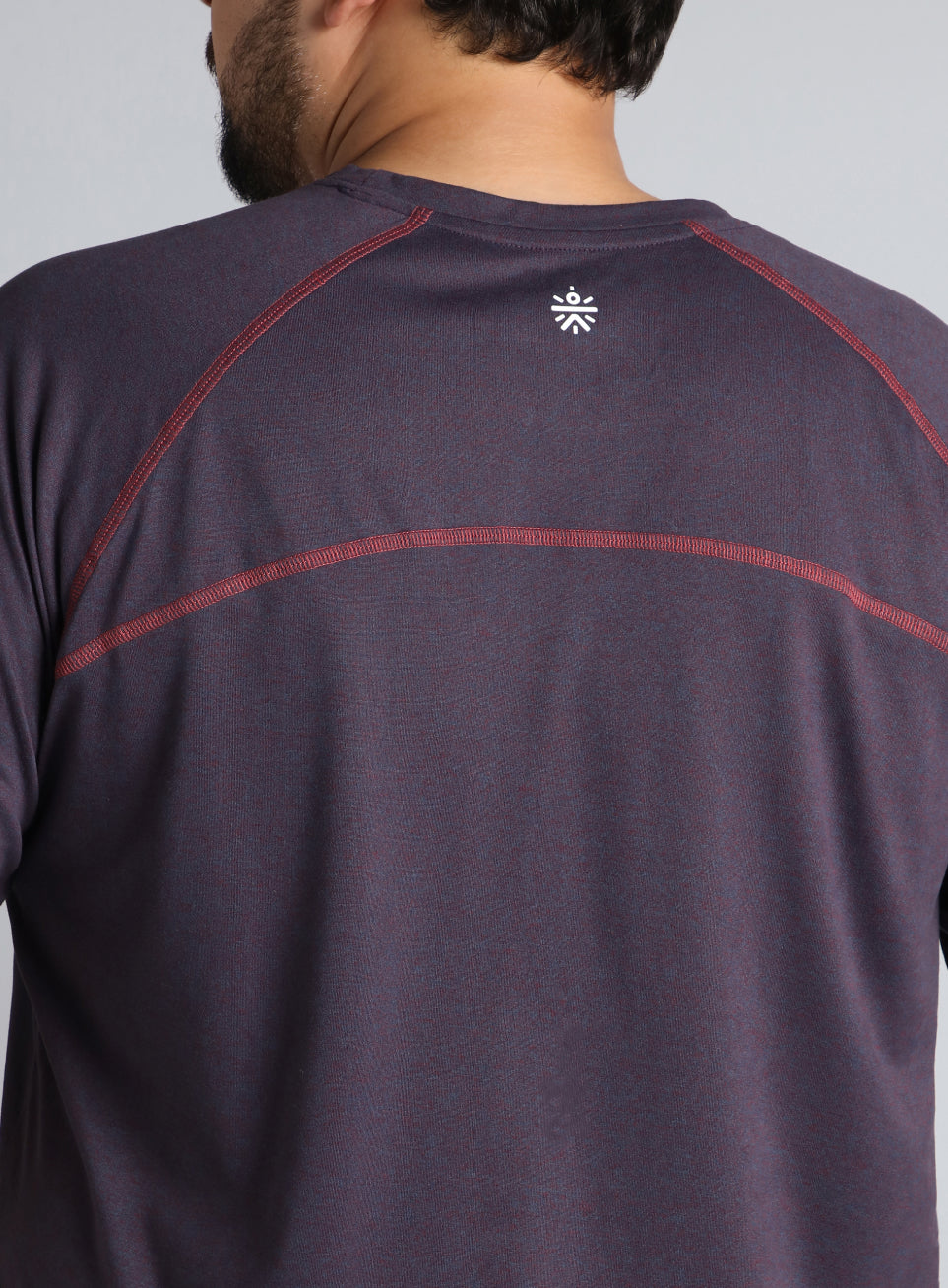 Men's Purple Flex Plus Size COMFORtech Regular fit T-shirt