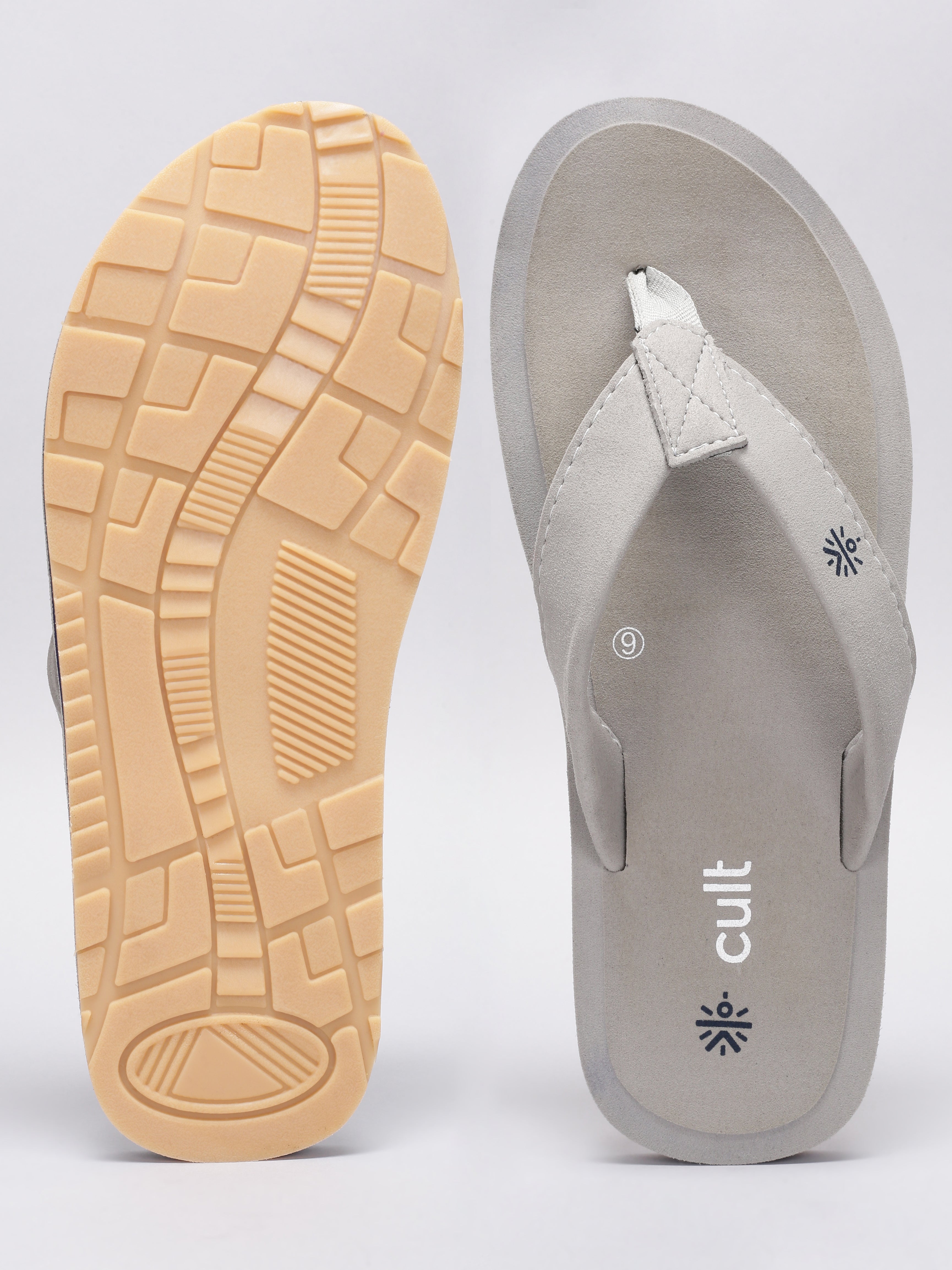 cult Men's Vetra Flip Flops - Grey