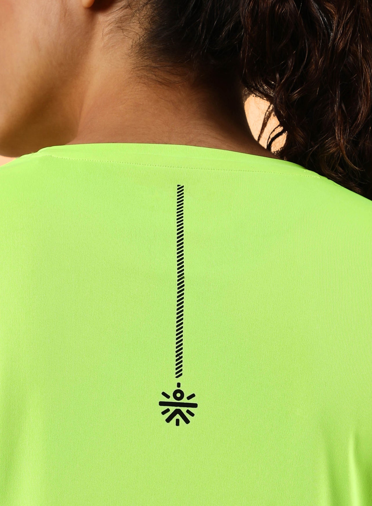 Women's Neon Green Training T-shirt