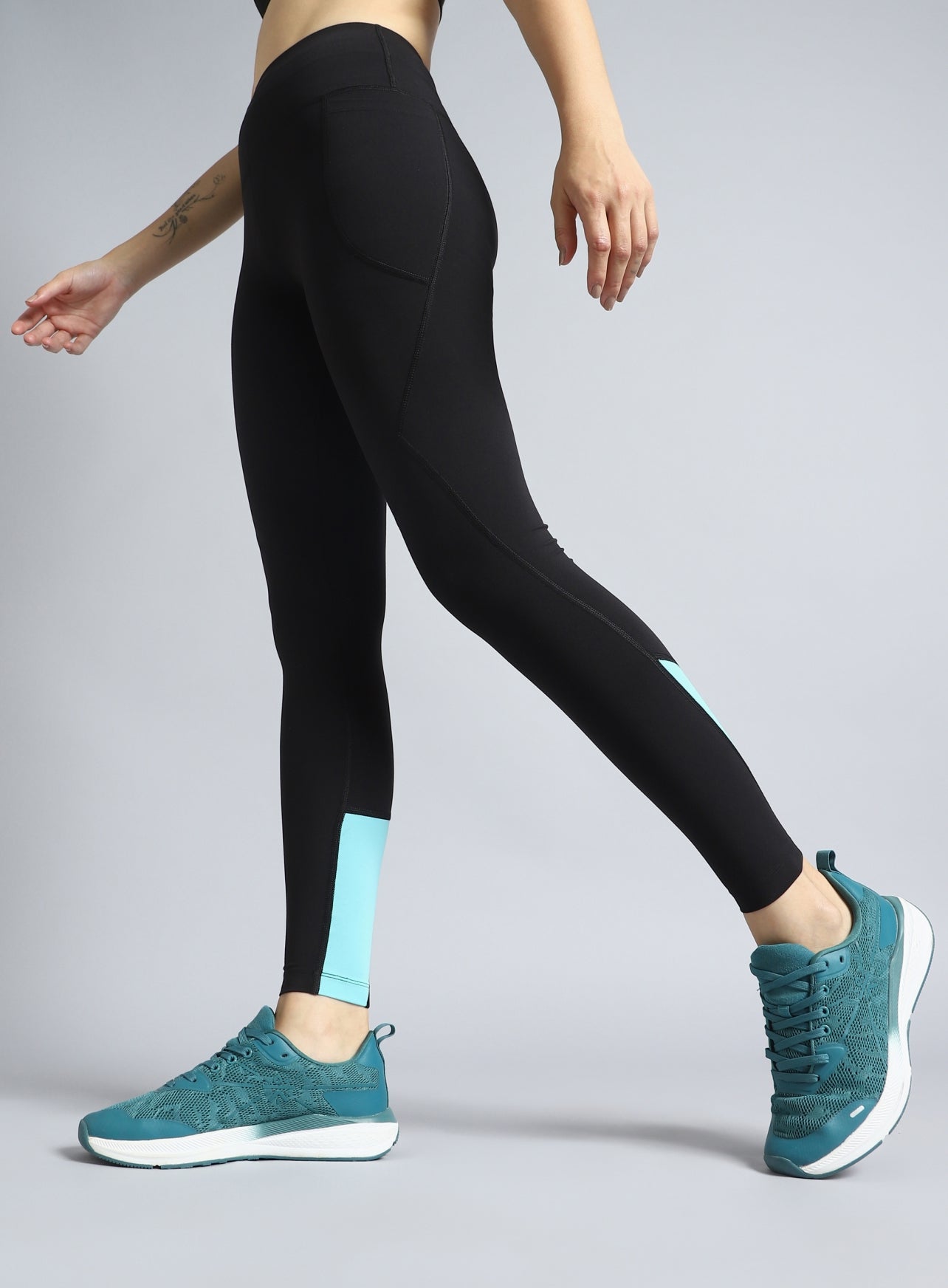 Women's Black Dance Flow Tights