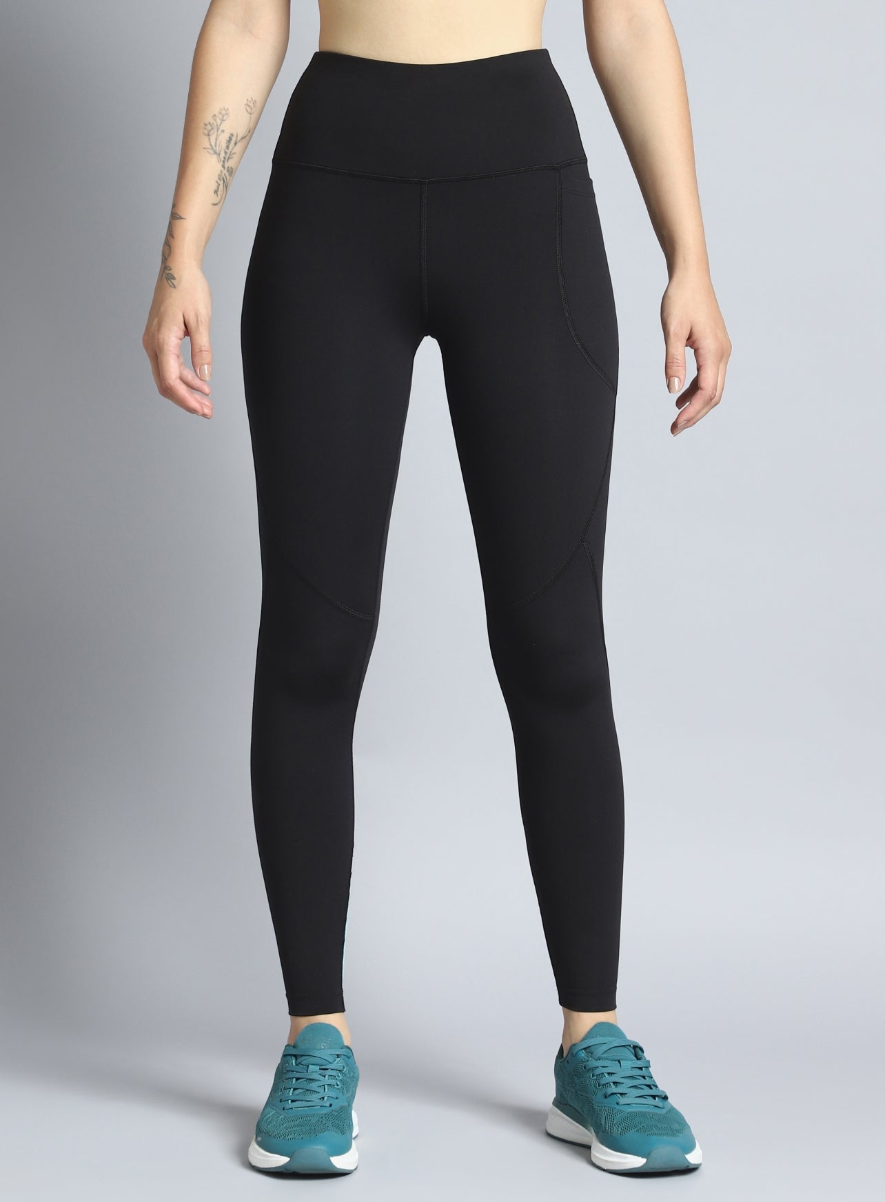 Women's Black Dance Flow Tights