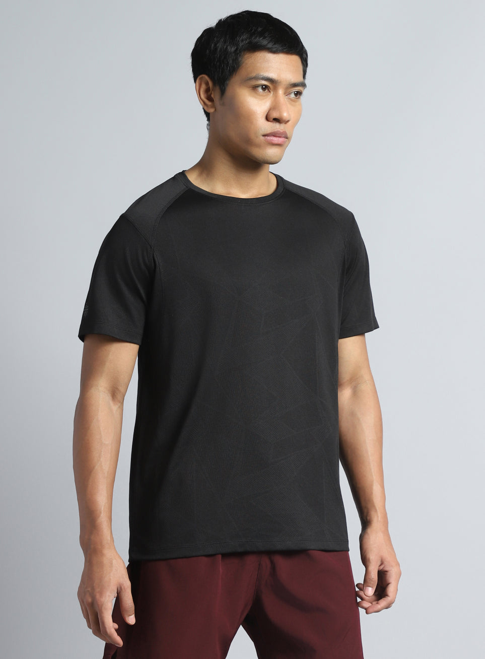 Men's Black Power Training Sculpted T-shirt