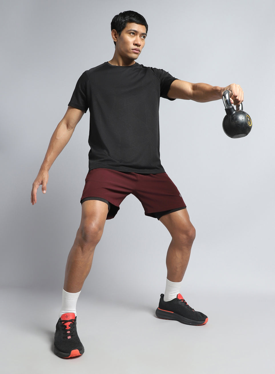 Men's Black Power Training Sculpted T-shirt