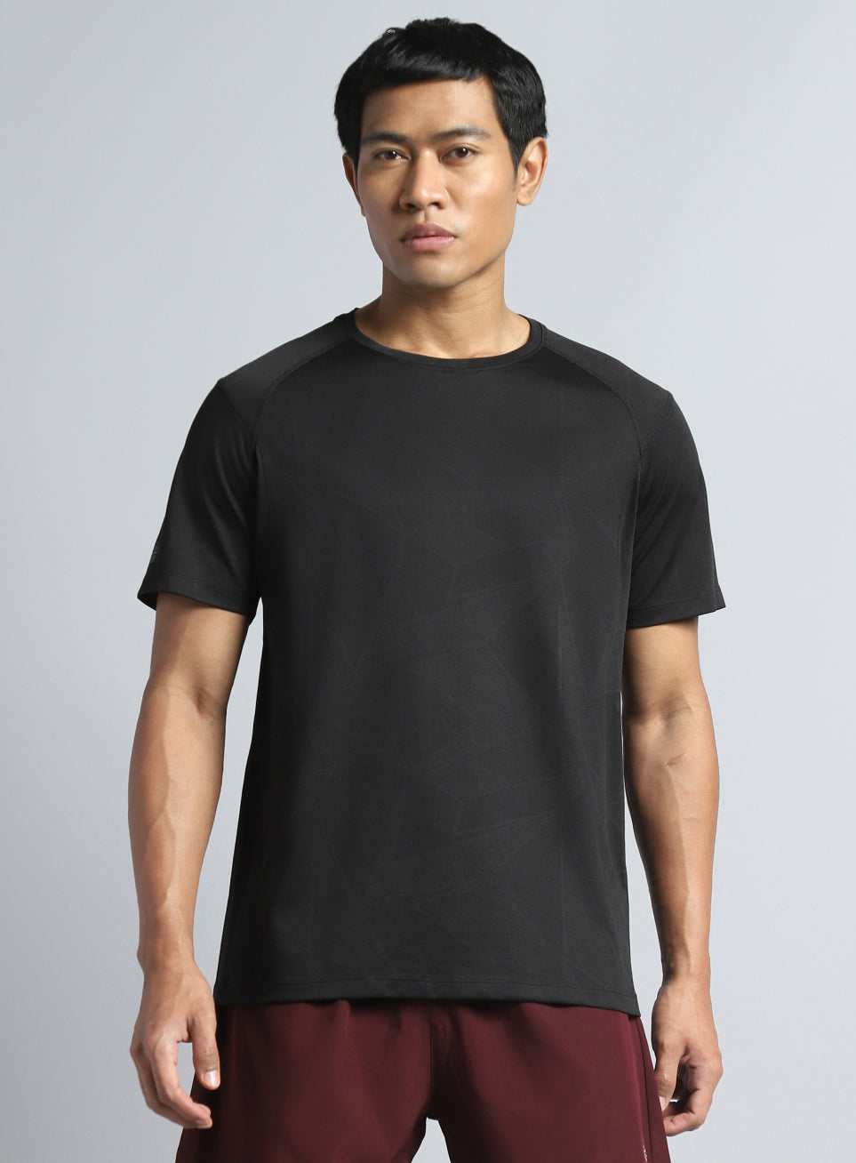 Men's Black Power Training Sculpted T-shirt