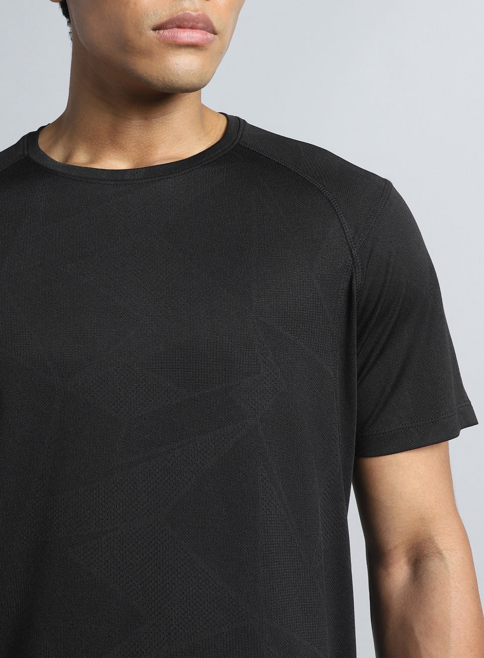 Men's Black Power Training Sculpted T-shirt