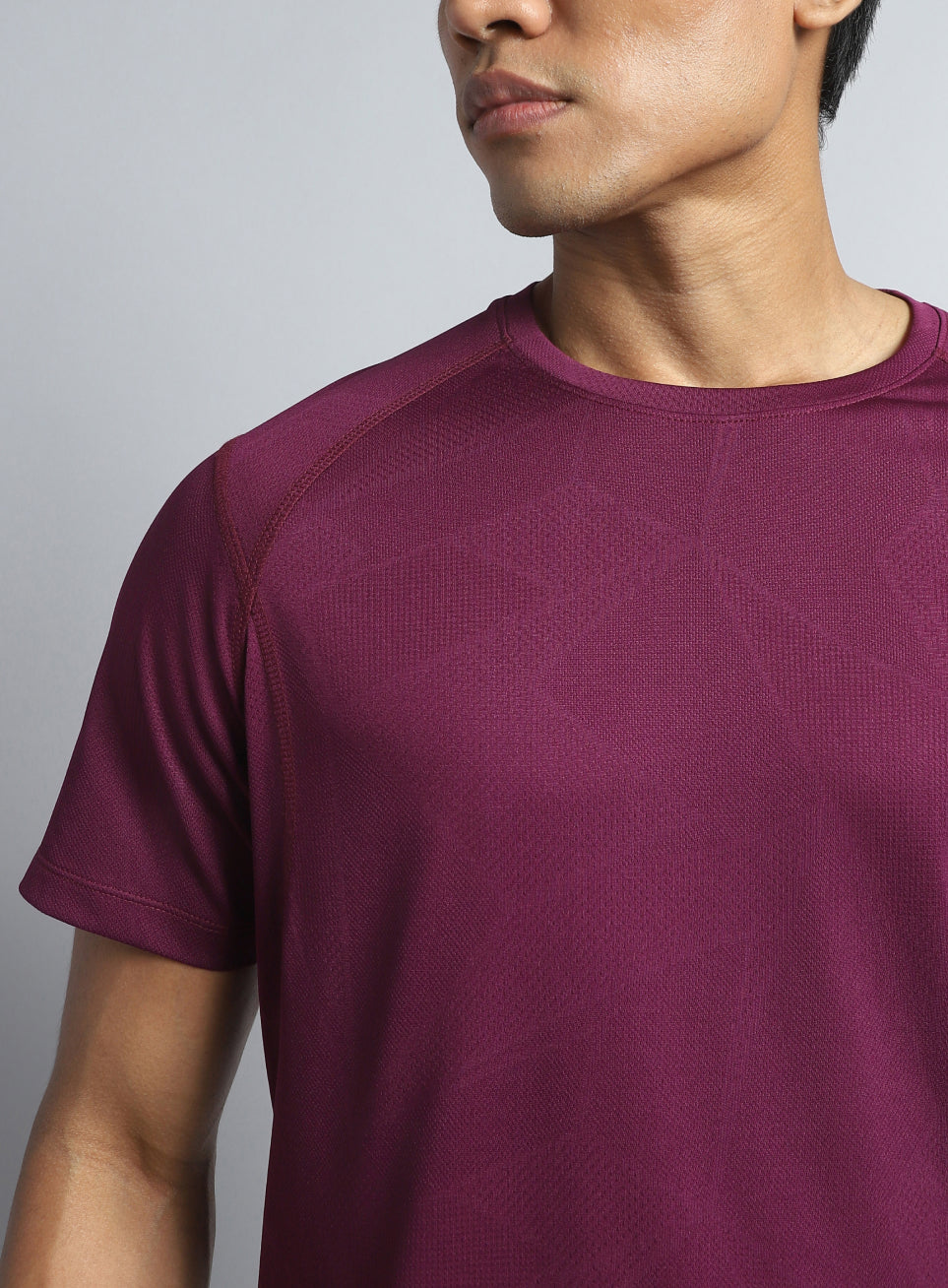 Men's Purple Power Training Sculpted T-shirt