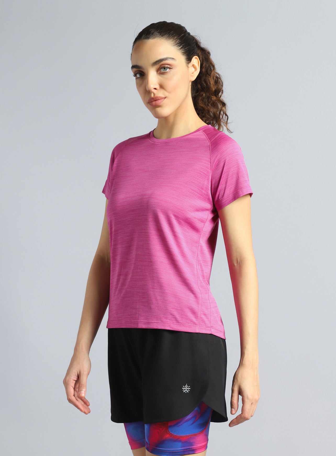 Women's Pink Training Elevate Sculpt T-shirt