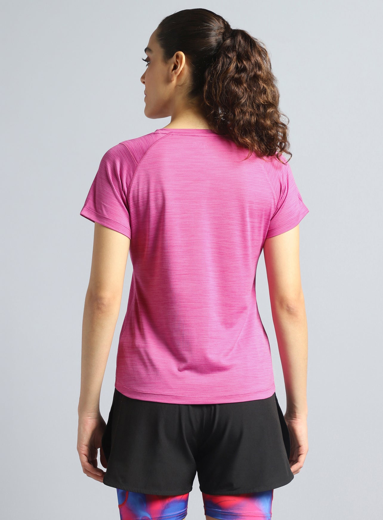 Women's Pink Training Elevate Sculpt T-shirt