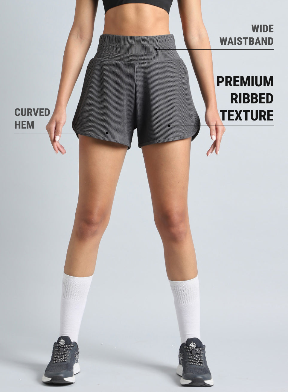 Women's D.Grey Training Sculpted Shorts