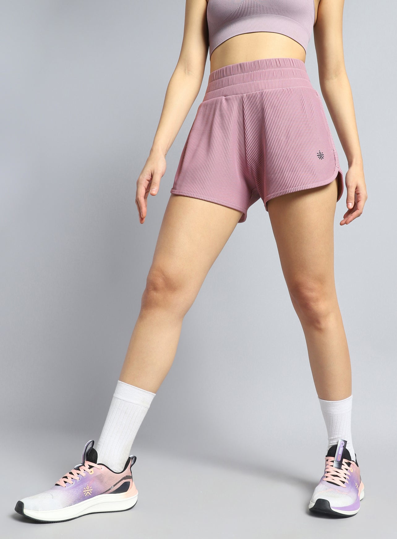 Women's Lavender Training Sculpted Shorts