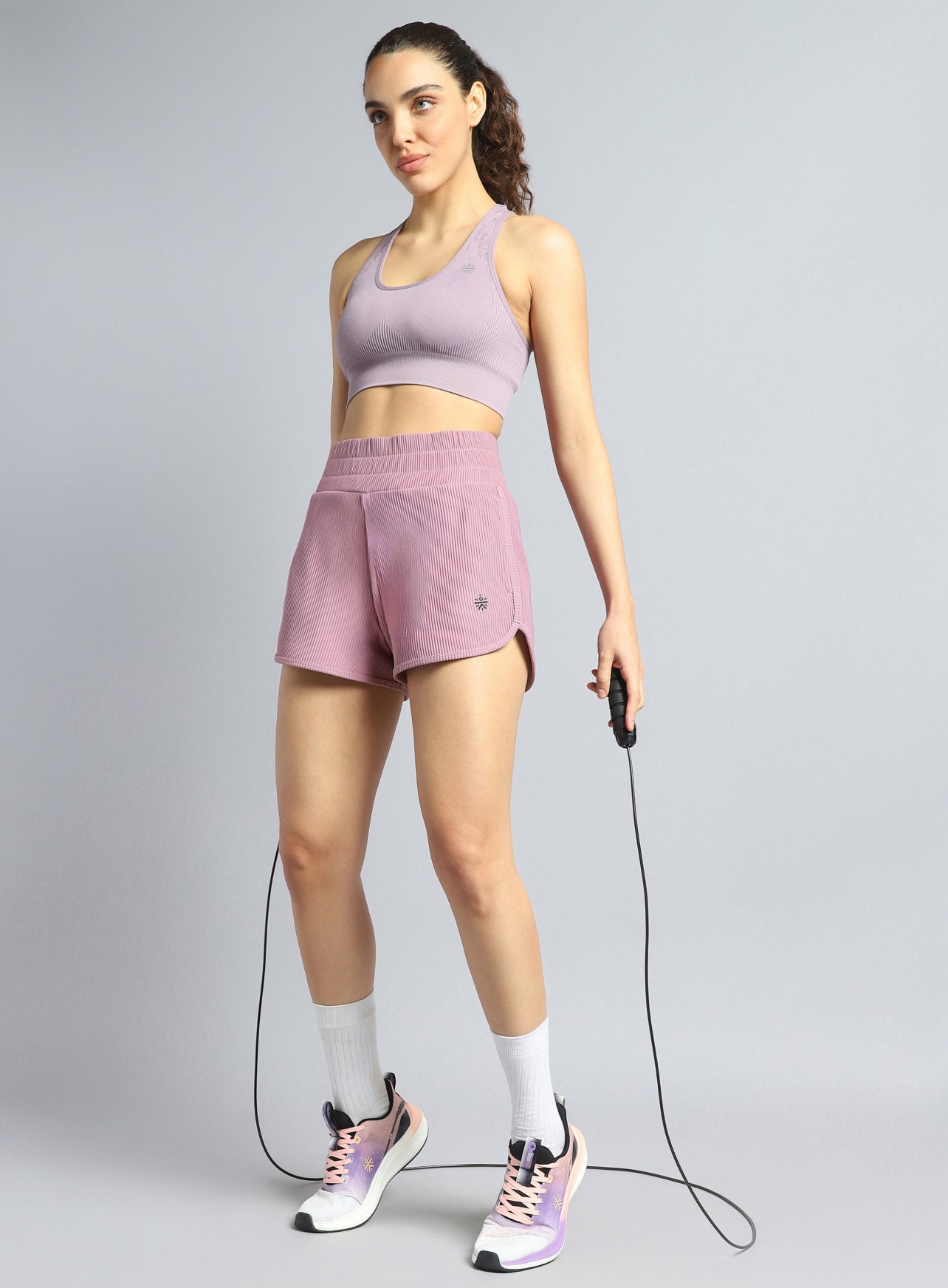 Women's Lavender Training Sculpted Shorts